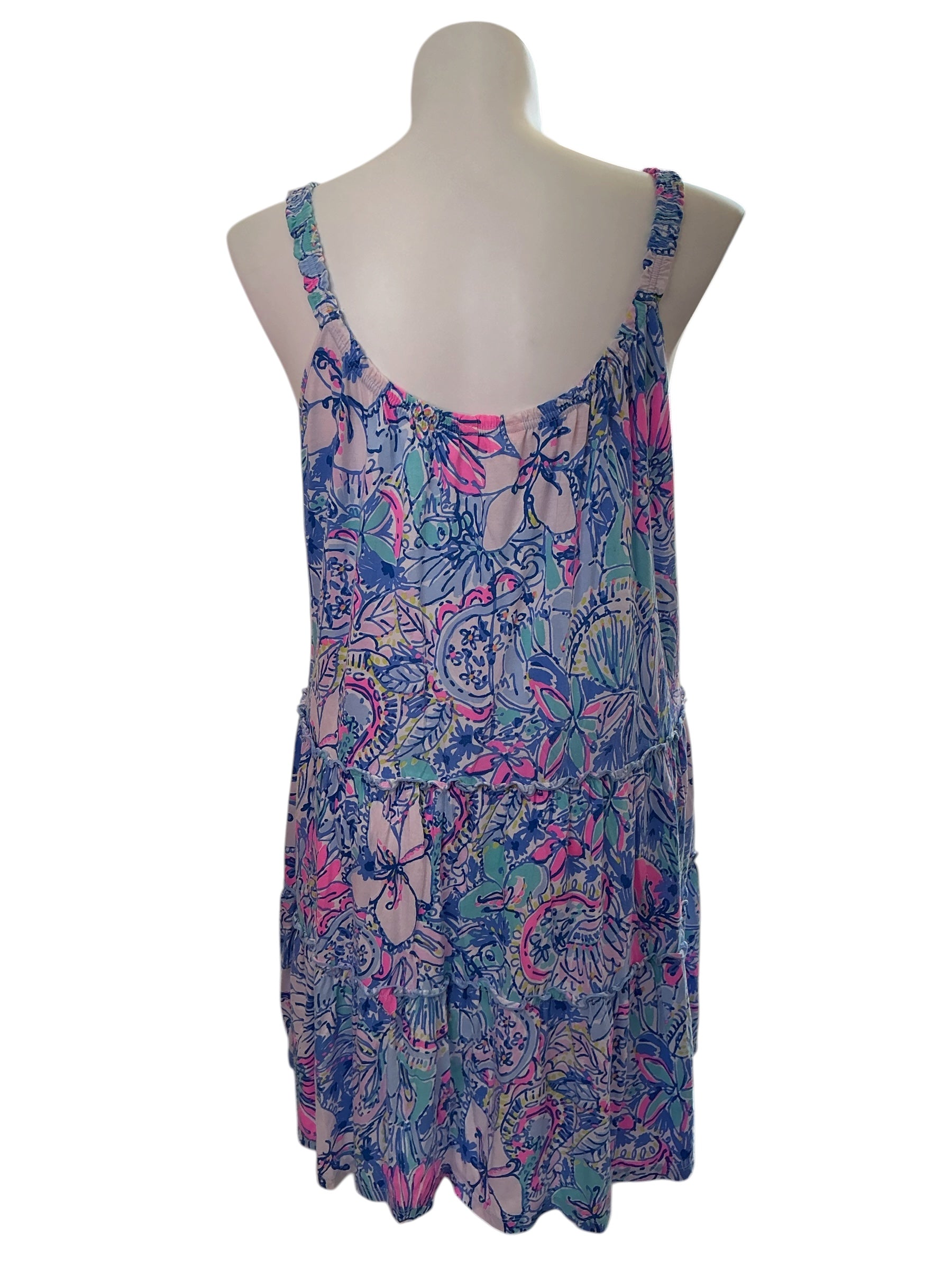 Lilly Pulitzer Loro Dress - Multi Pop Up Got Your Back - Size XL