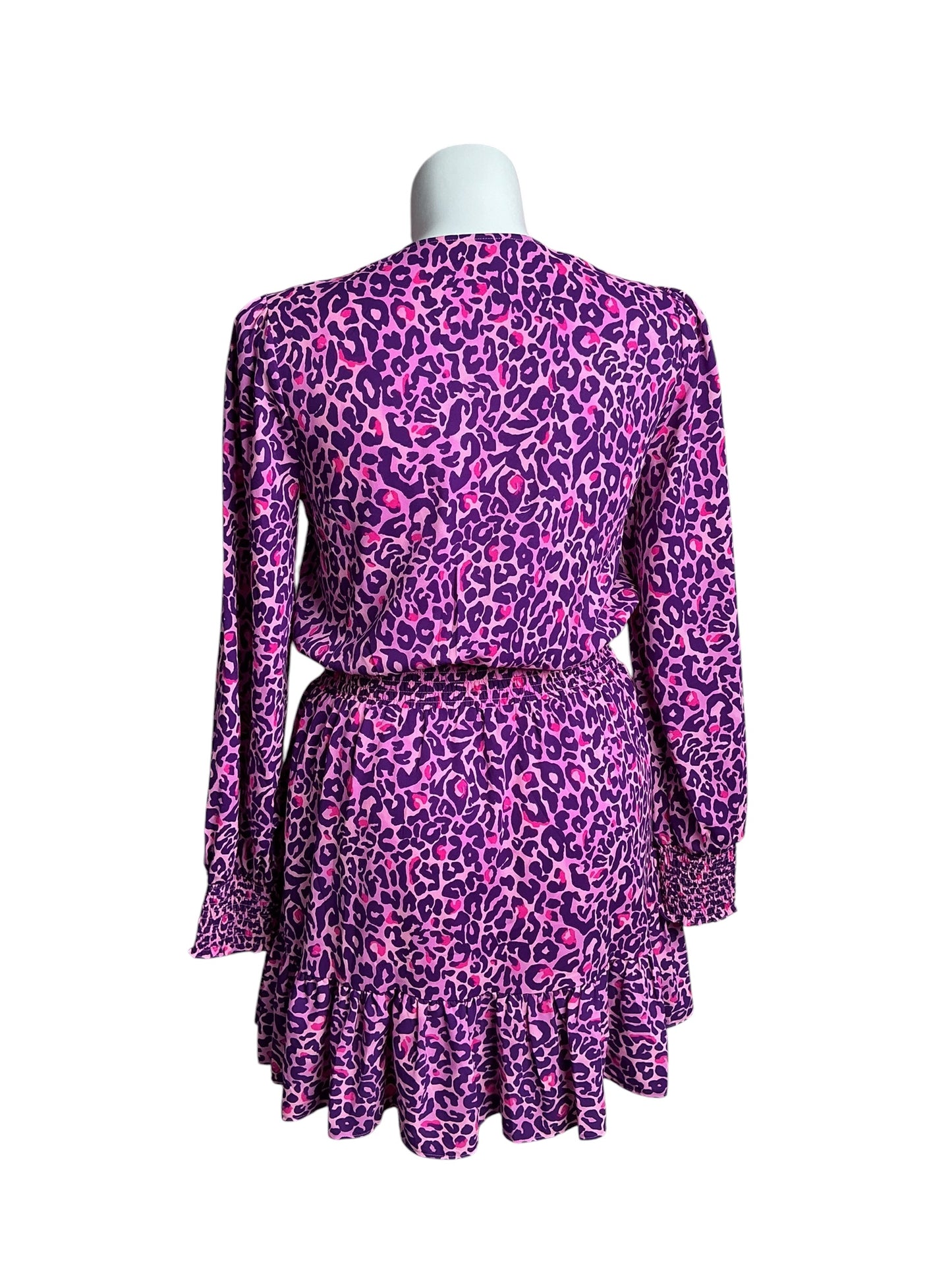 Lilly Pulitzer- Christiana Long Sleeve Dress Purple Berry My Favorite Spot Size 12