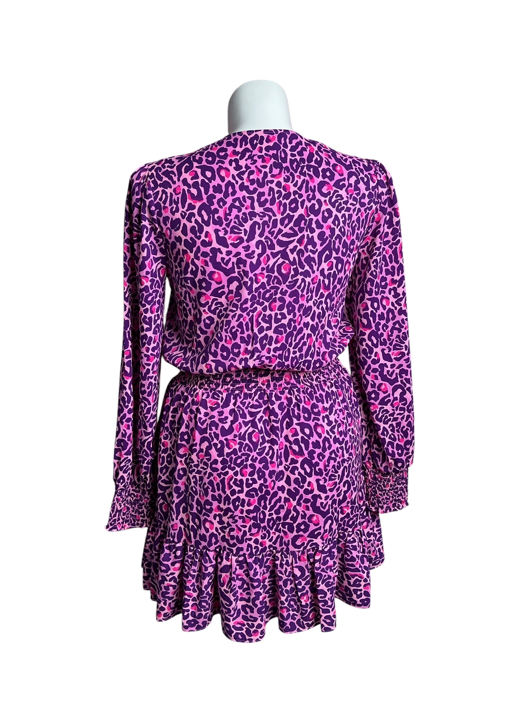 Lilly Pulitzer- Christiana Long Sleeve Dress Purple Berry My Favorite Spot Size 12
