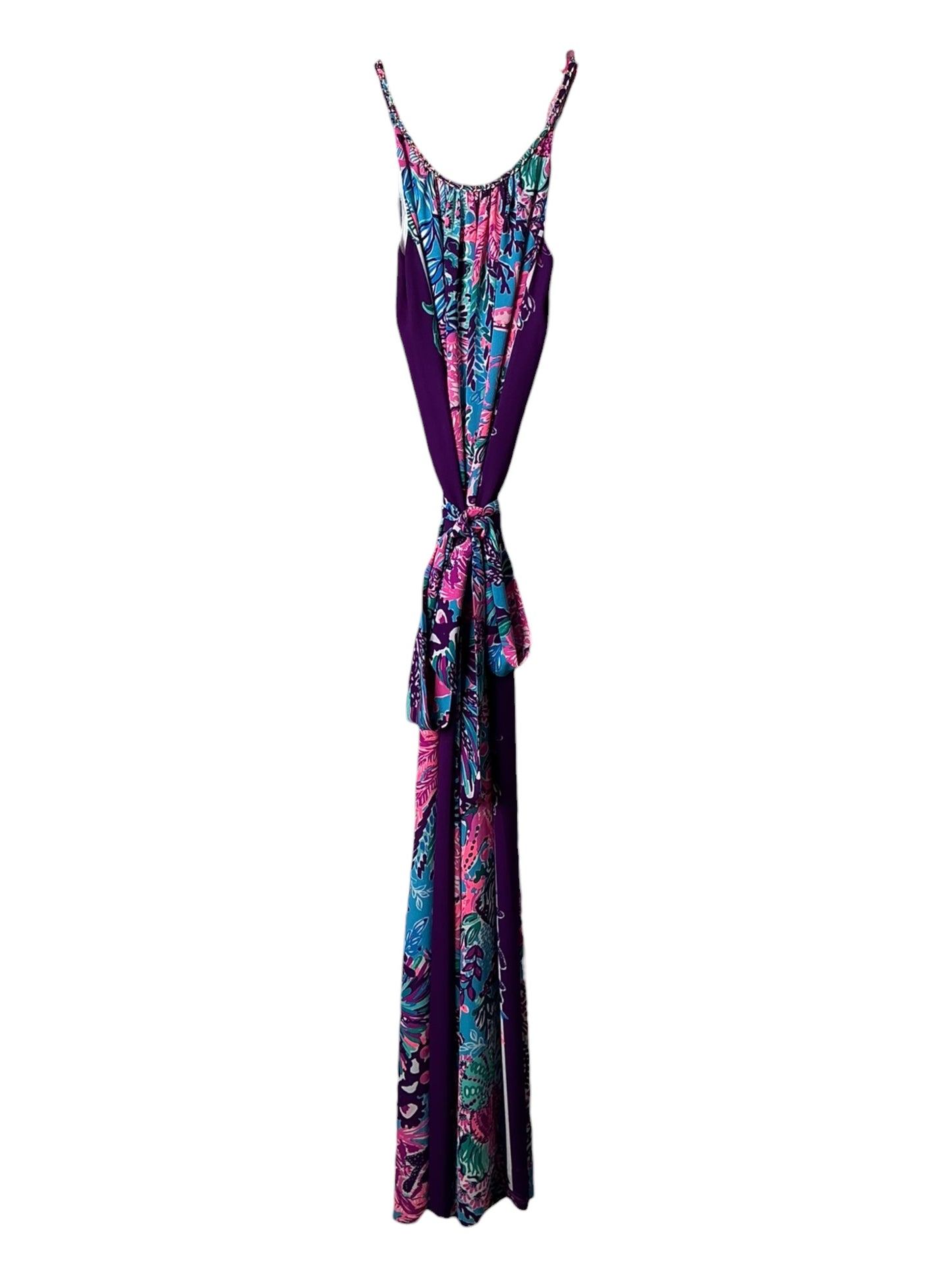 Lilly Pulitzer NWT Hazelyn Maxi Dress Turquoise Oasis Snuba Duba Do Engineered - Size XXS