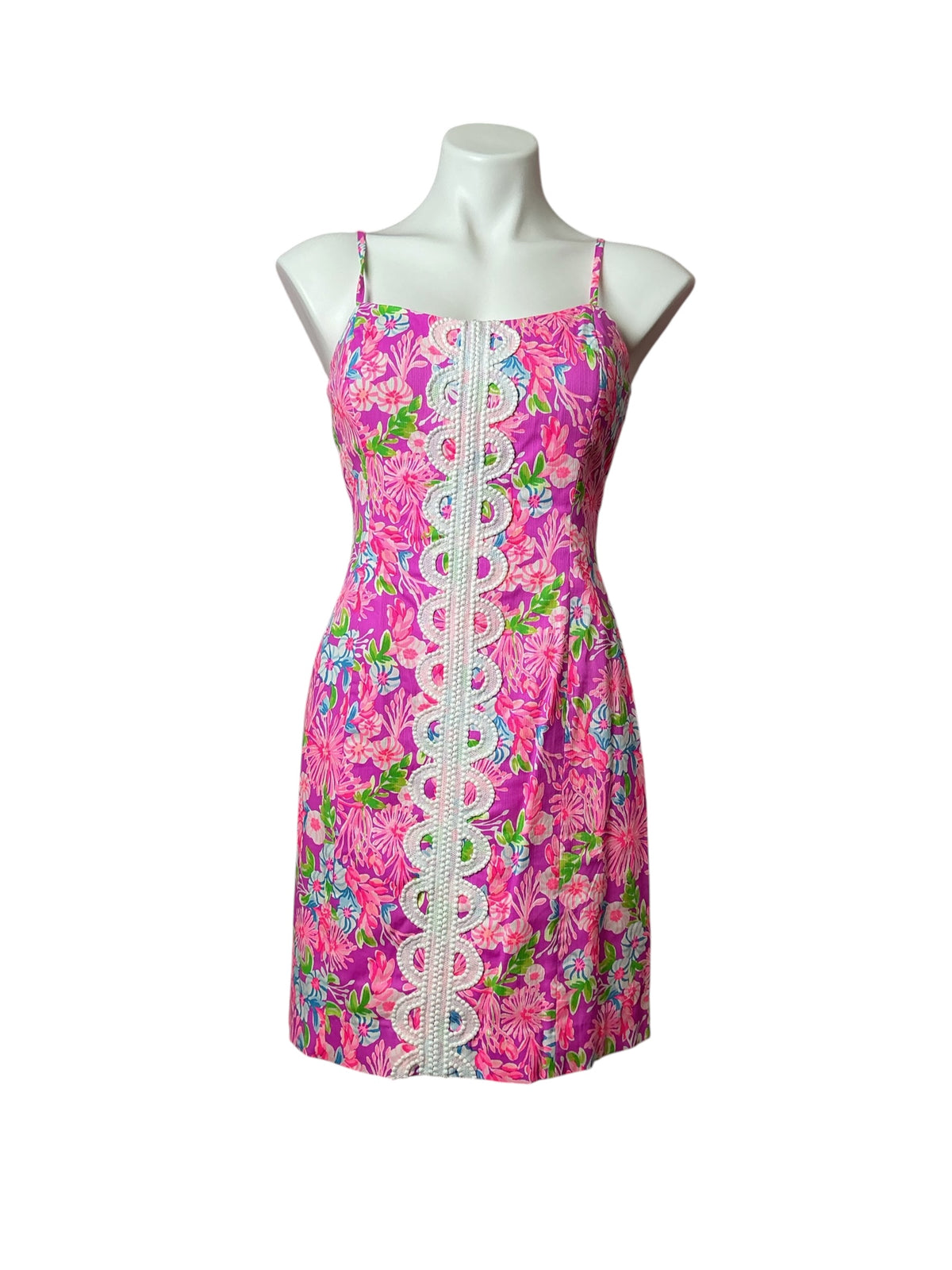 Lilly Pulitzer Shelli Stretch Dress Amethyst Moms The Word - Size 8