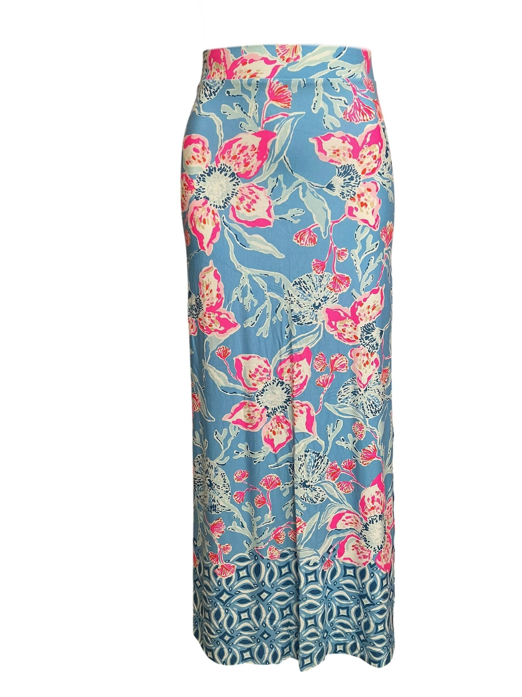 Lilly Pulitzer Adea Maxi Skirt Multi Bahamian Rhapsody Engineered - Size XXS