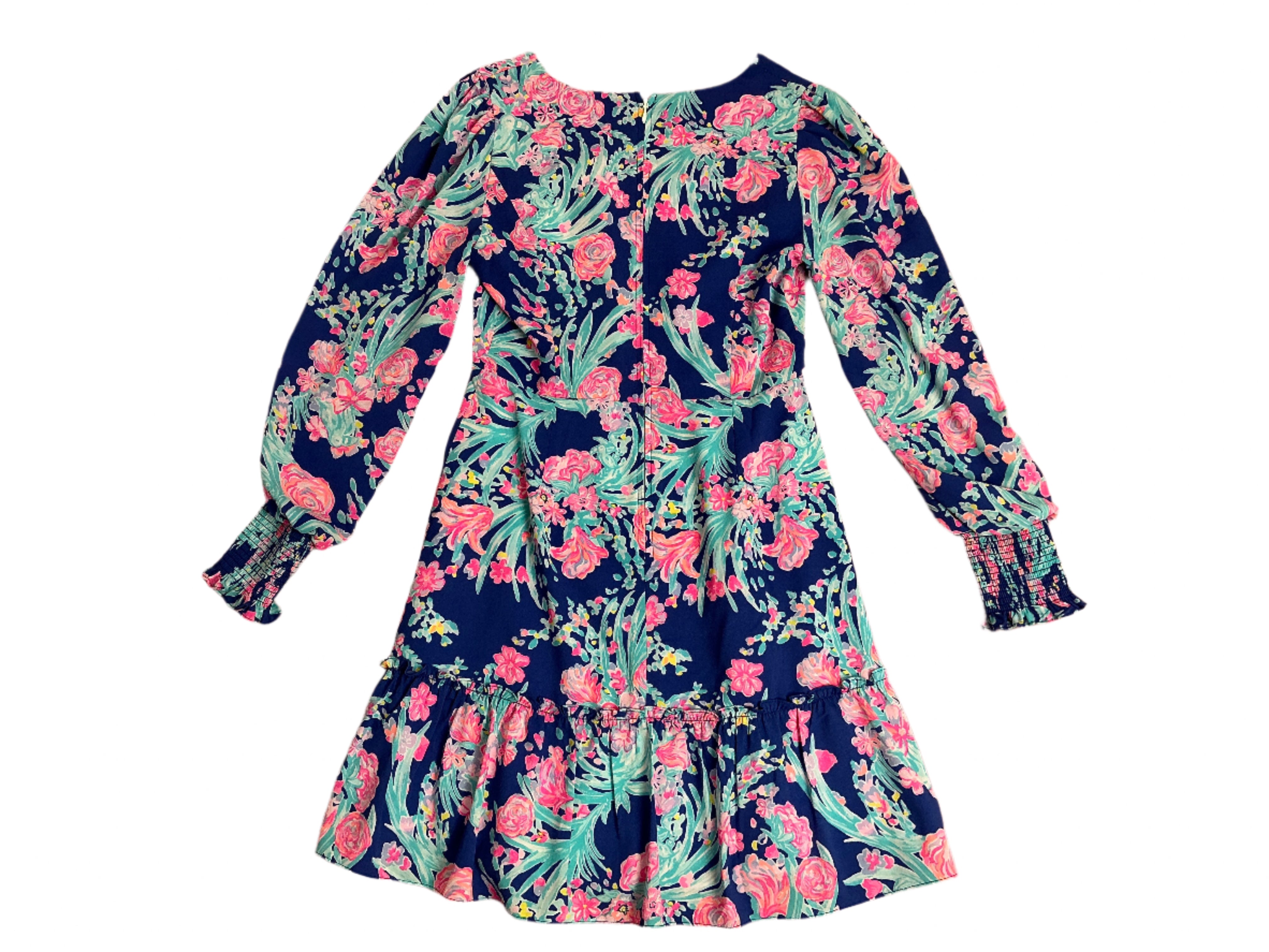 Lilly Pulitzer Rosie Straton Dress - Corisca Blue Toucan Party - Size - 2