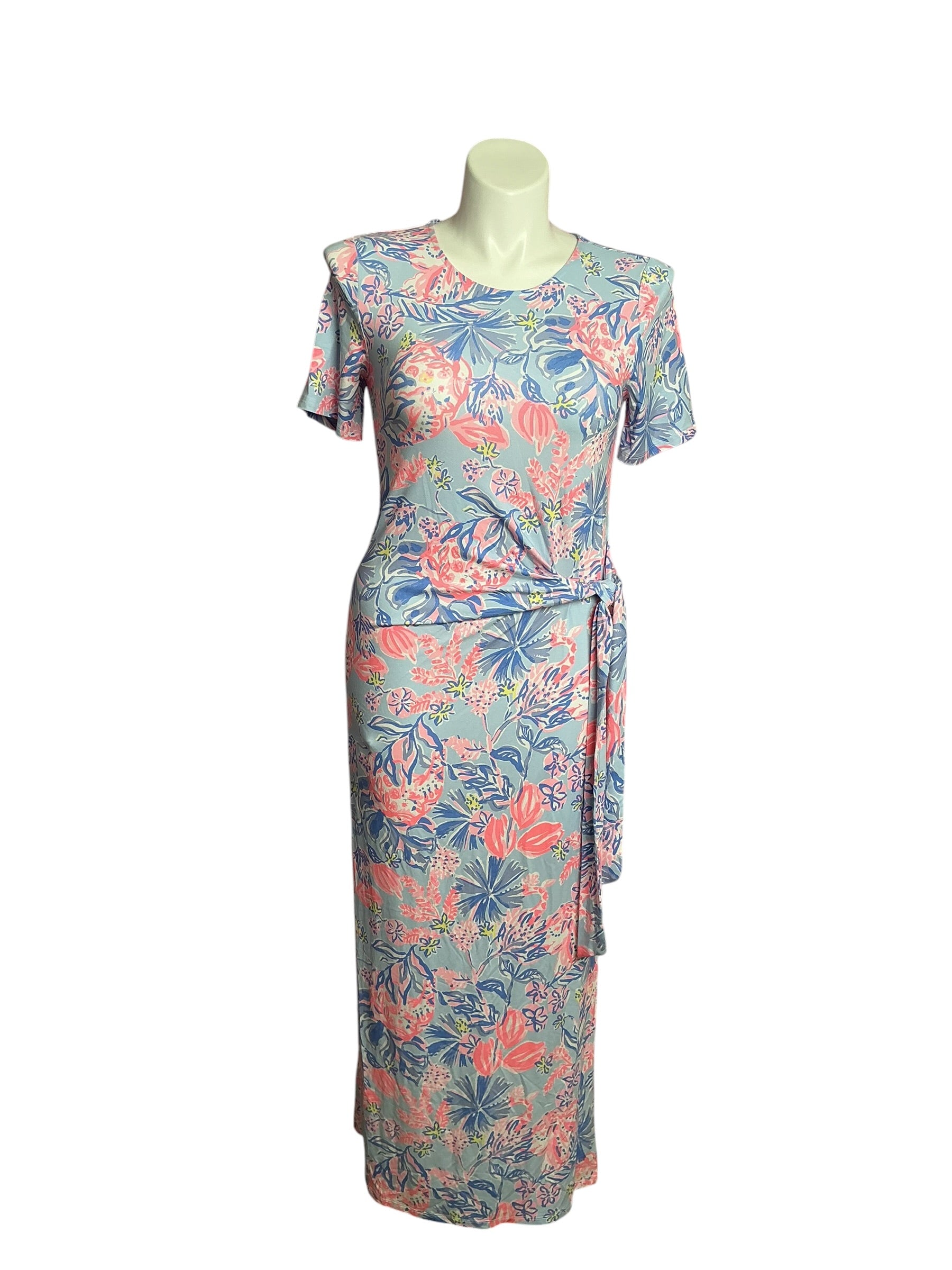 Lilly Pulitzer- NWT Chace Maxi Dress Multi Elephant Splash Size M