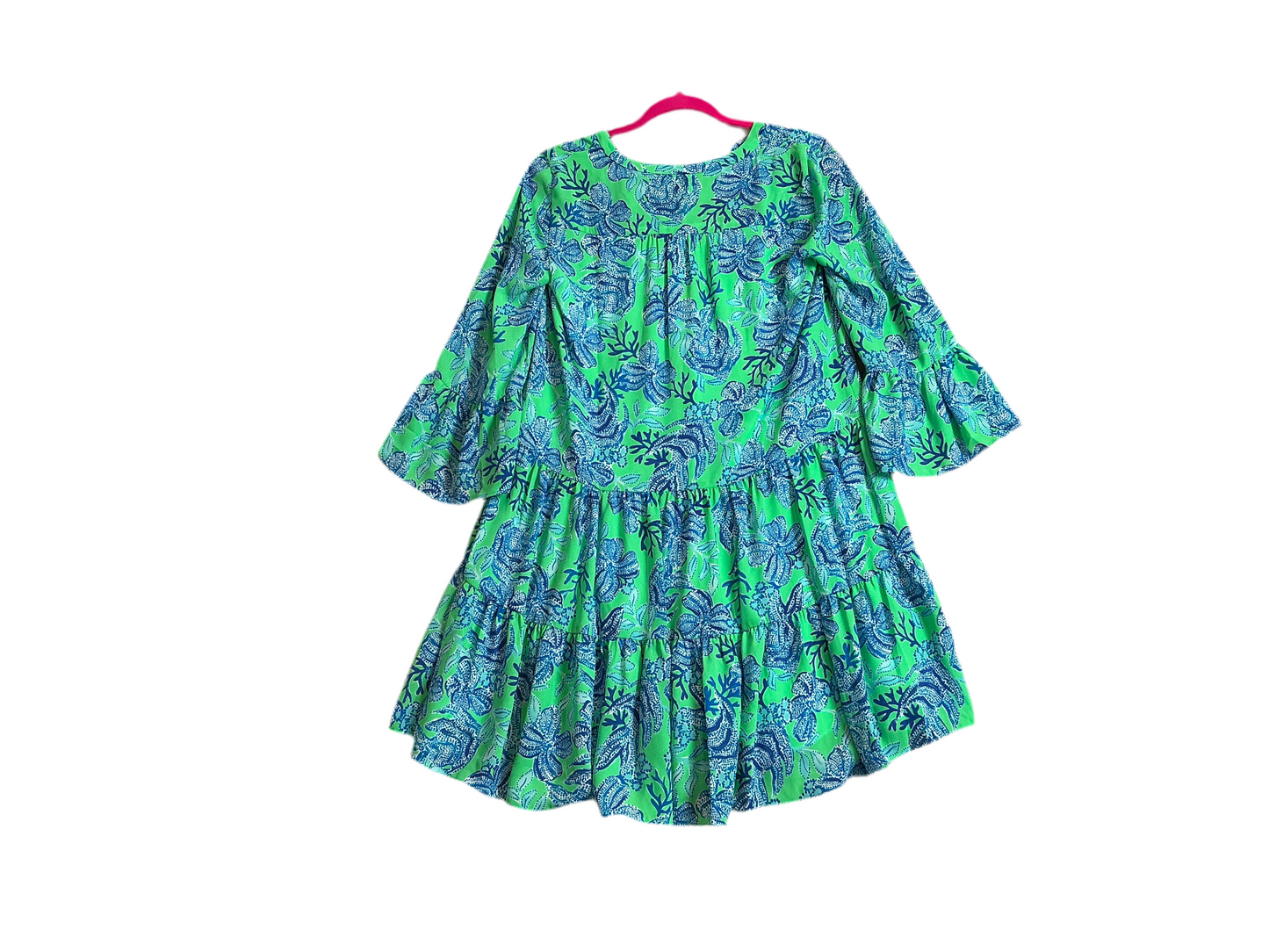 Lilly Pulitzer NWT Gabriel Dress Cabana Green Keepin It Reel - Size 2