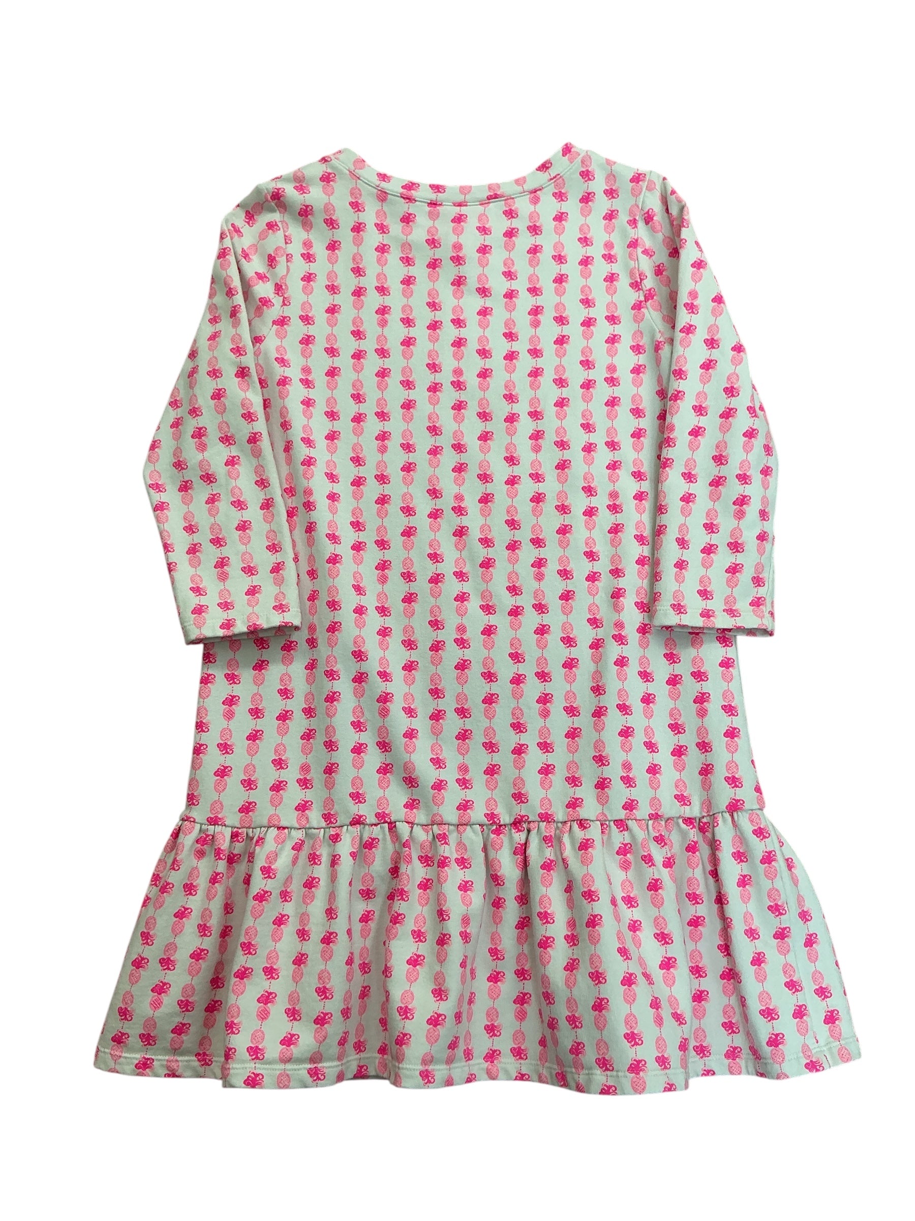Lilly Pulitzer Girls Kim Dress Pink Topaz Fineapple - Size XL 12-14