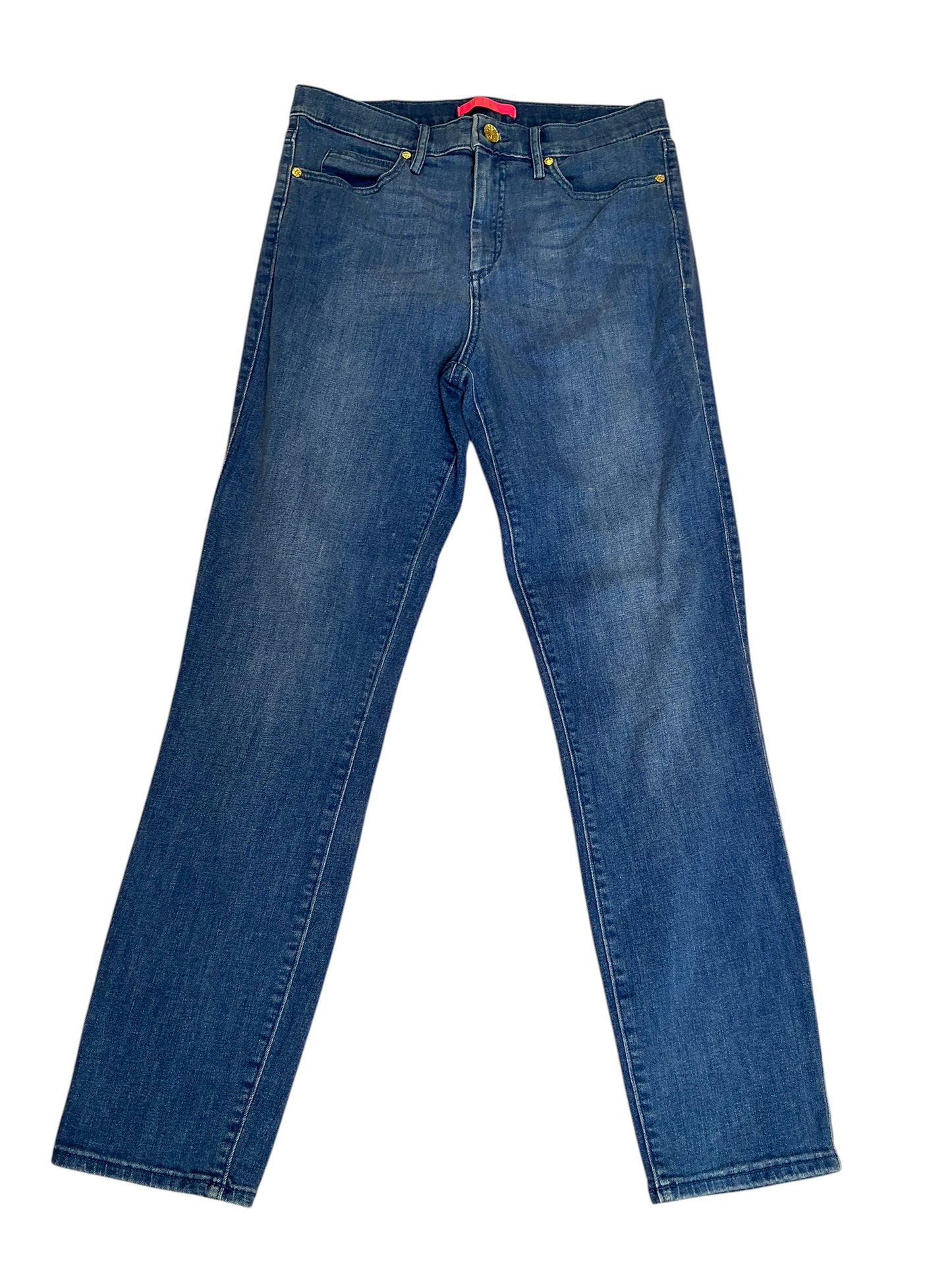 Lilly Pulitzer Aniston High-Rise Straight Leg Jean Rosanna Wash - Size 8
