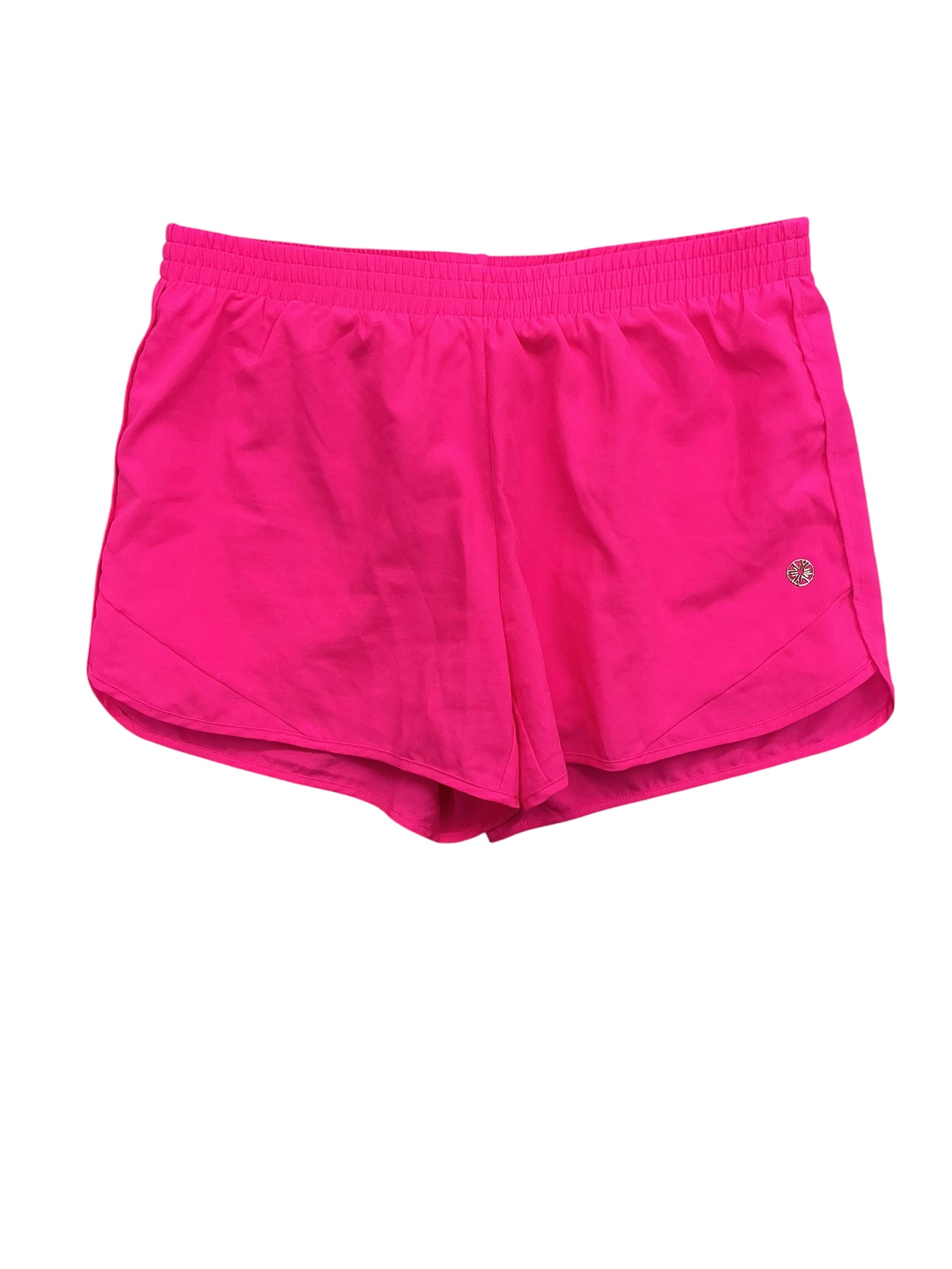 Lilly Pulitzer Luxletic Ocean Trail Shorts Solid Pink Grenadine - Size XS