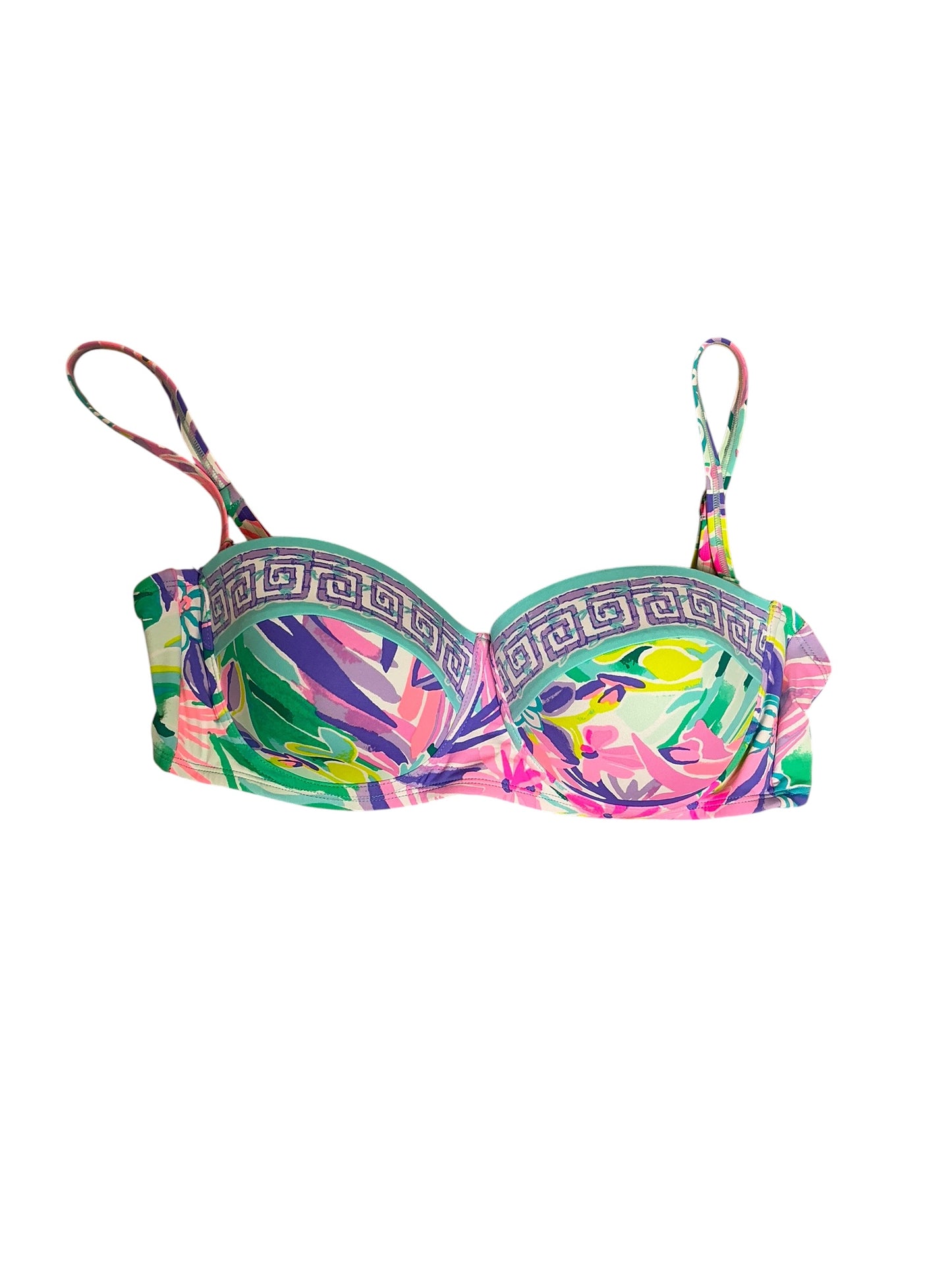 Lilly Pulitzer Blossom Underwire Bikini Top Catch the Wave - Size 10
