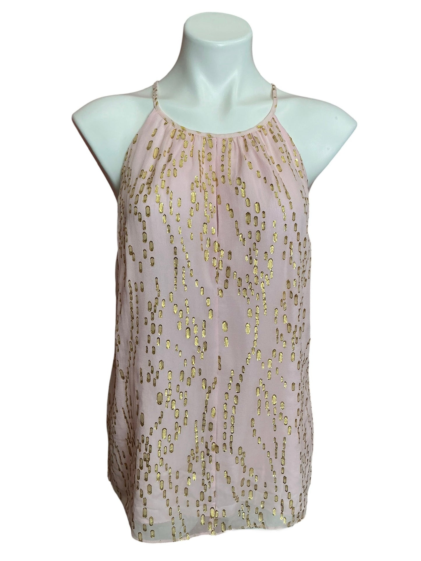 Lilly Pulitzer NWT Del Mar Top Quartz Bubble Clip Dot Jacquard - Size L