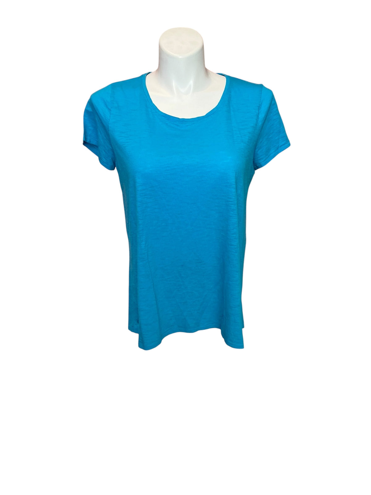 Lilly Pulitzer  Etta Scoop Neck Top Formentera Turquoise - Size XL