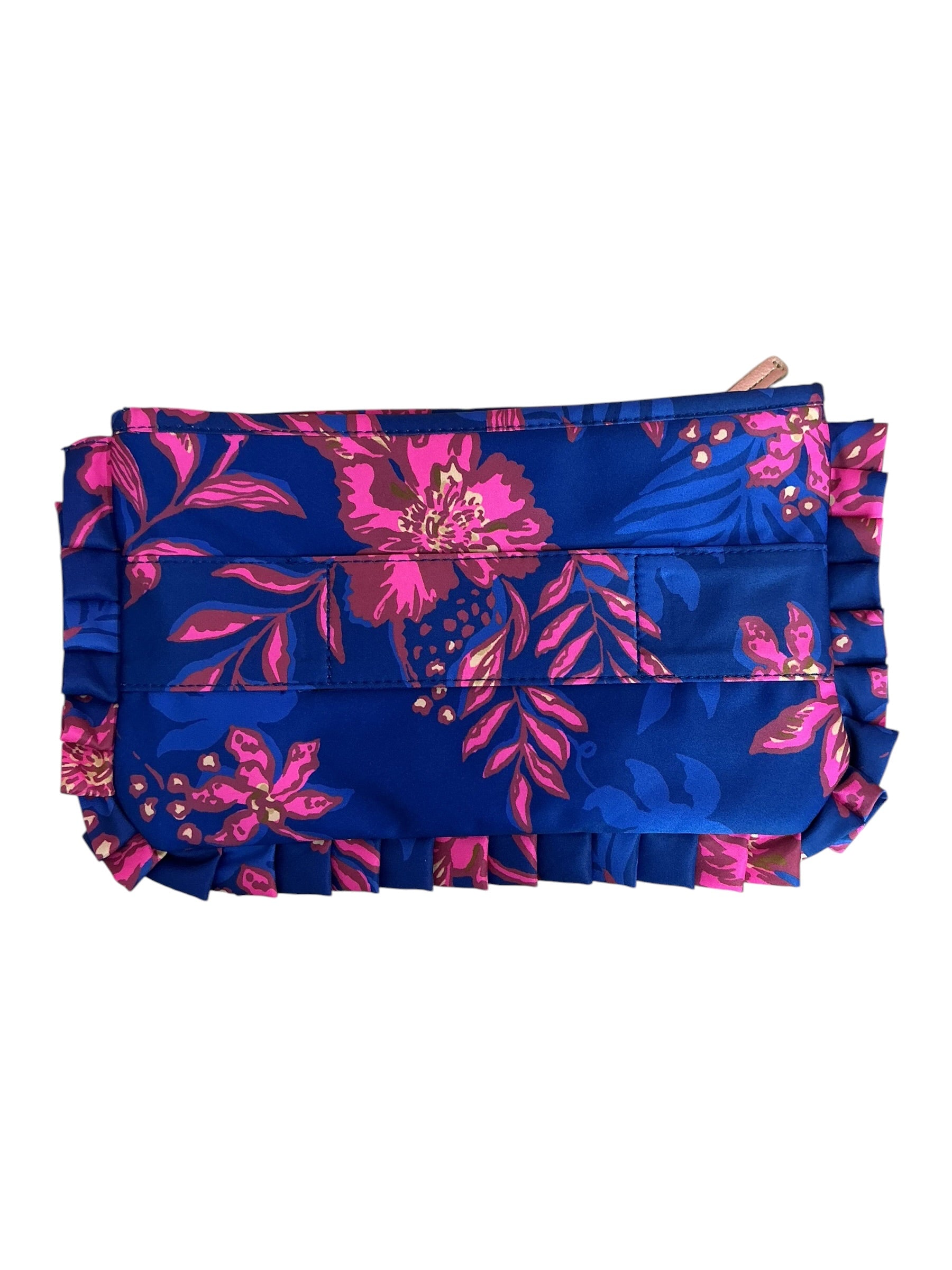 Lilly Pulitzer Ruffle Pouchette Clutch Never Ending Summer