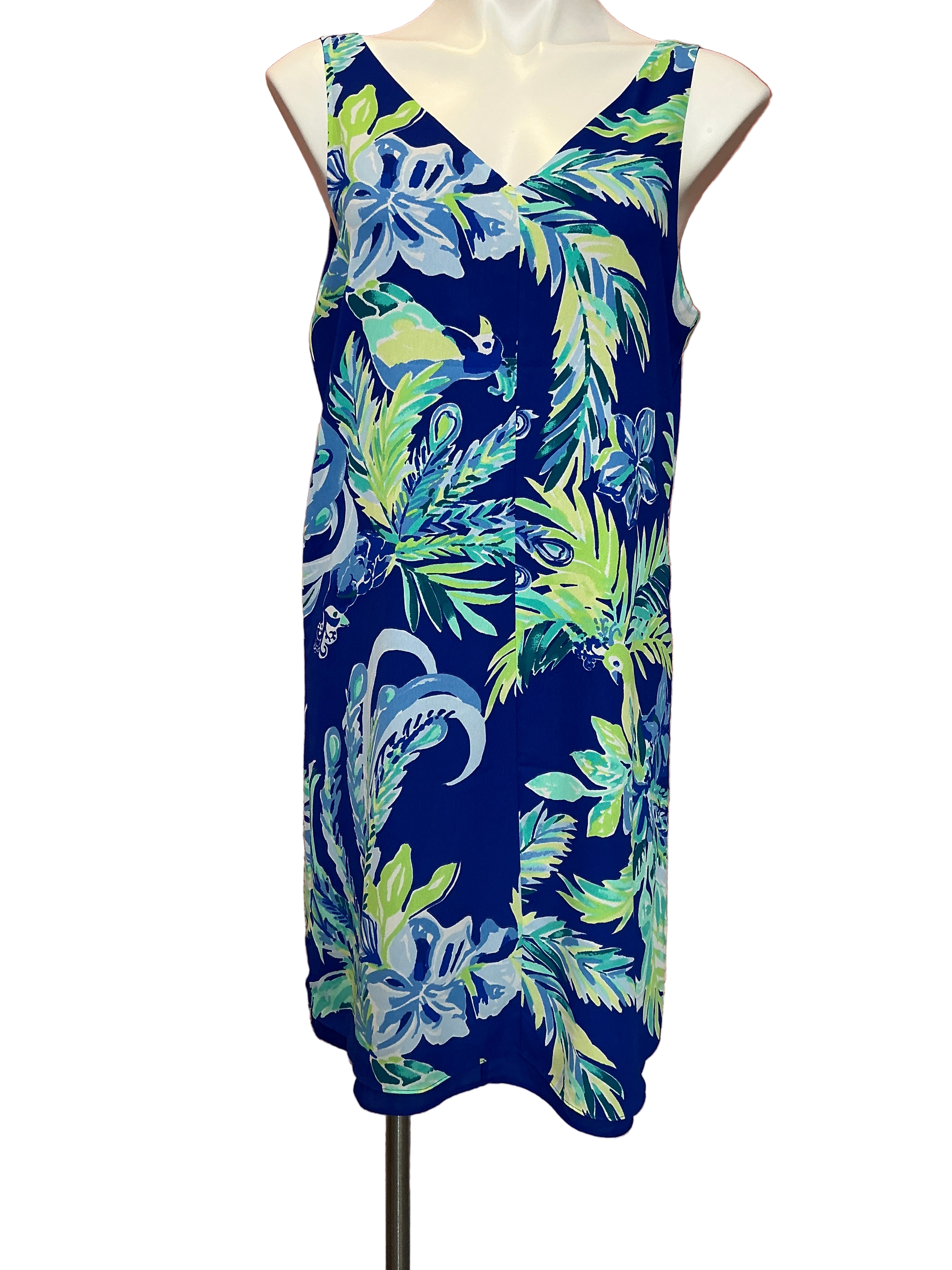 Lilly Pulitzer NWT - Florin V Neck - Twilight Blue - Nest To Nothing - Size M