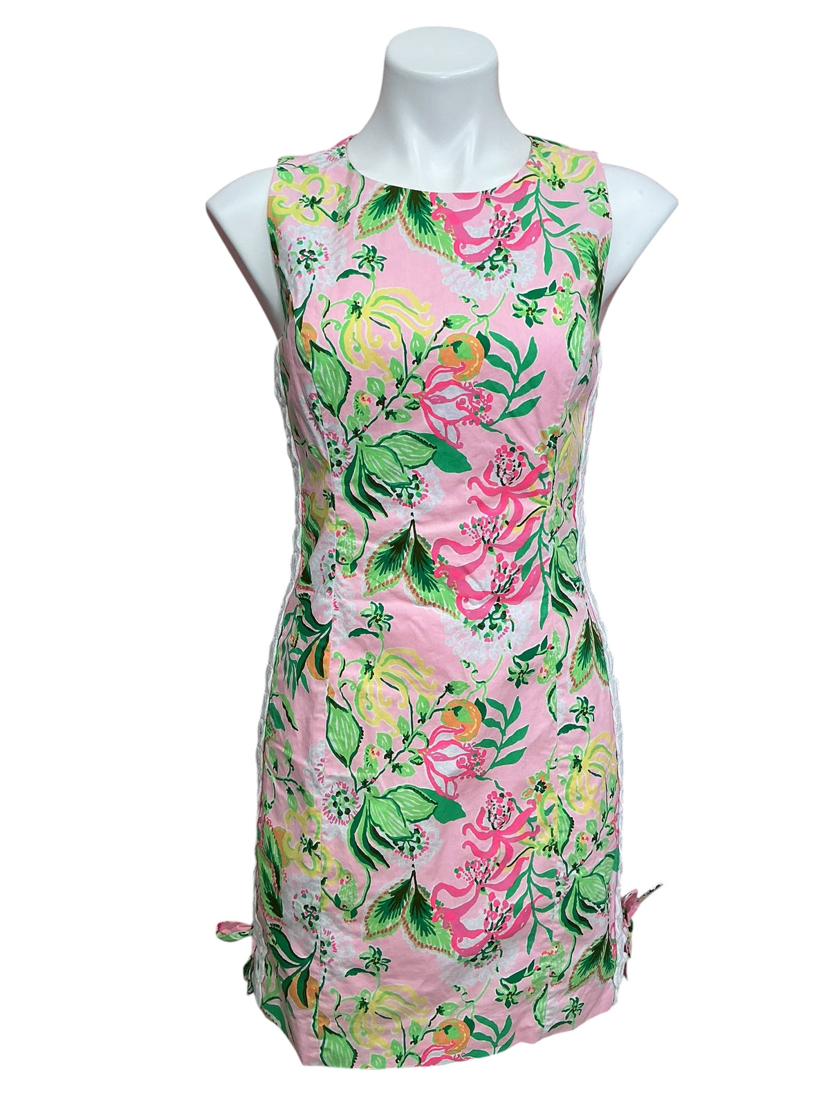 Lilly Pulitzer Mila Stretch Shift Dress Multi Via Amore Spritzer - Size 4