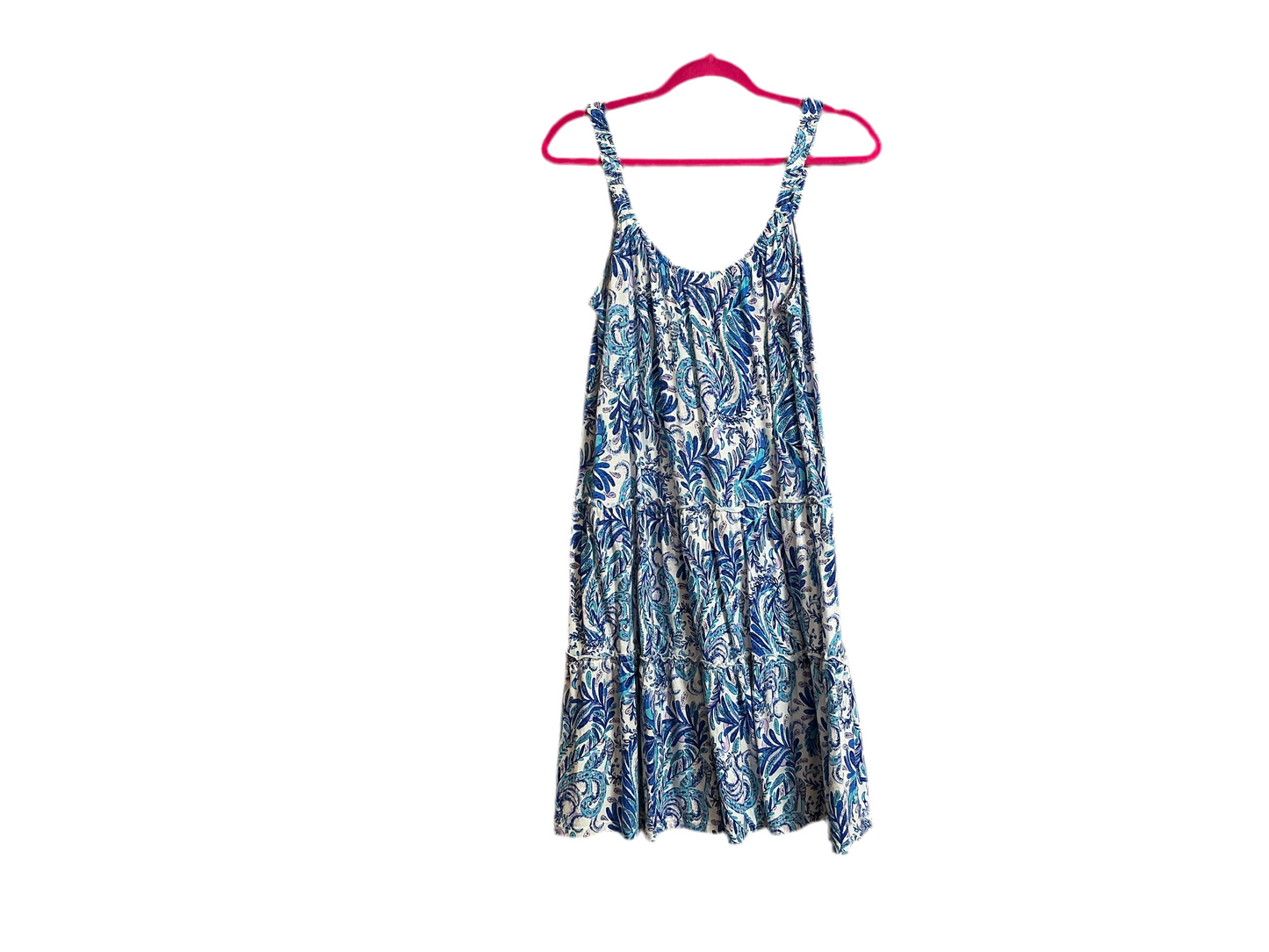Lilly Pulitzer Loro Dress Baha Blue Bird Is The Word - Size S