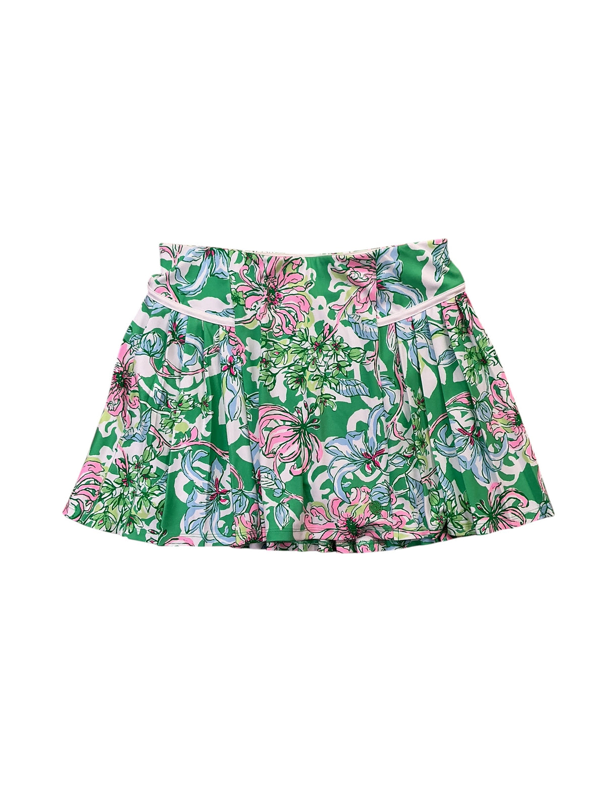 Lilly Pulitzer Bacio UPF 50+ Skort Spearmint Blossom Views - Size XS