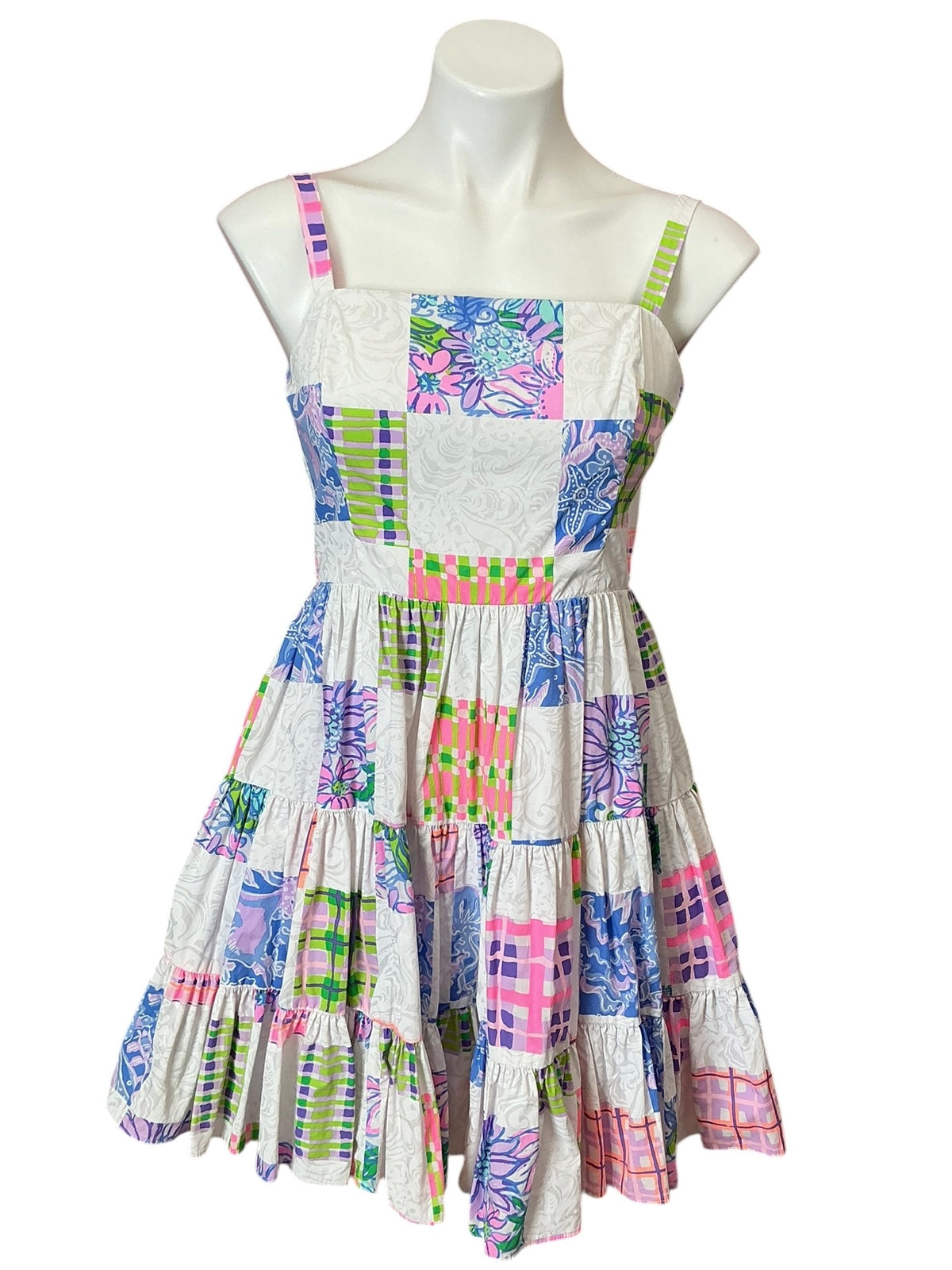 Lilly Pulitzer Alision Dress Patch Me If You Can - Size 6
