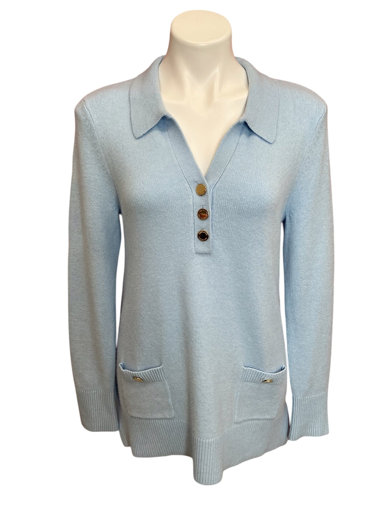 Lilly Pulitzer Jette Tunic Sweater Bonaire Blue - Size M
