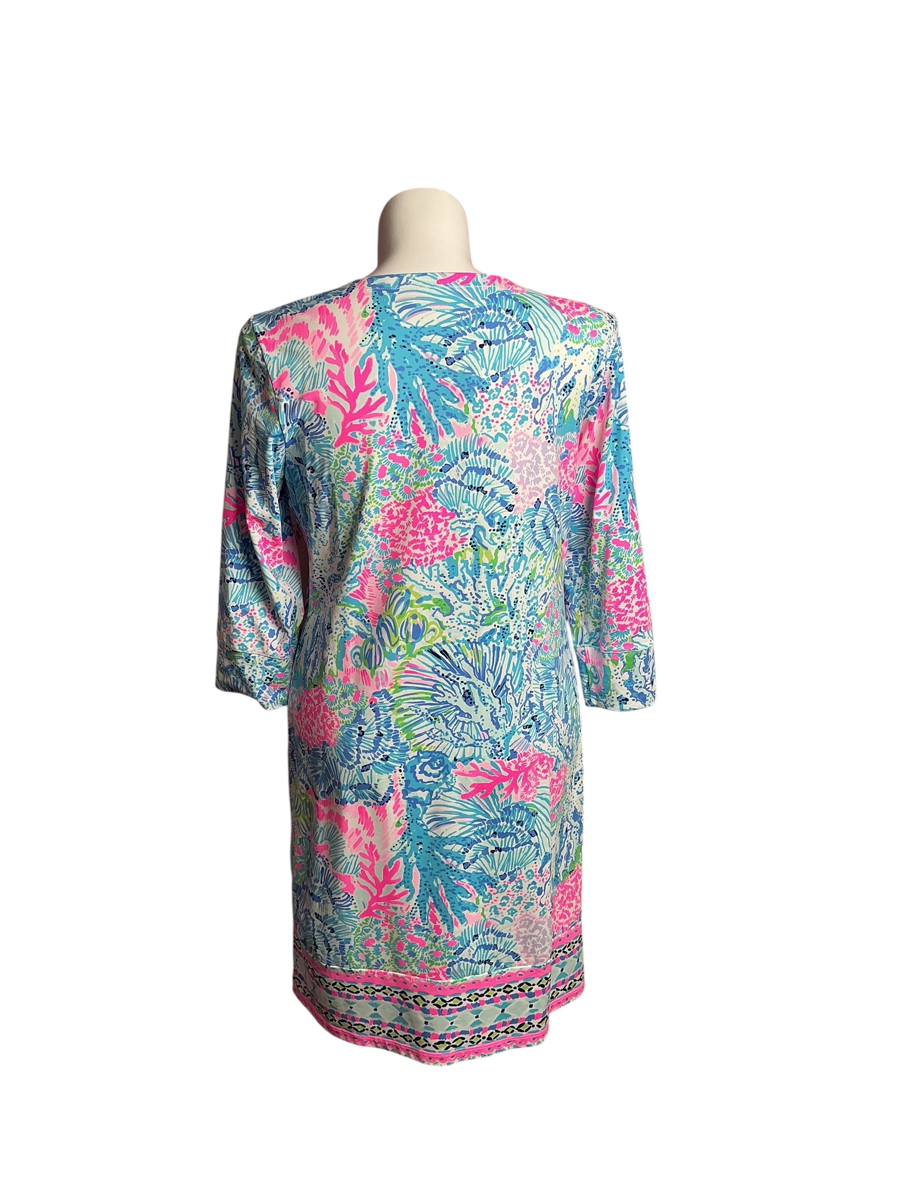 Lilly Pulitzer- Nadine Dress Multi Sink Or Swim Size XL