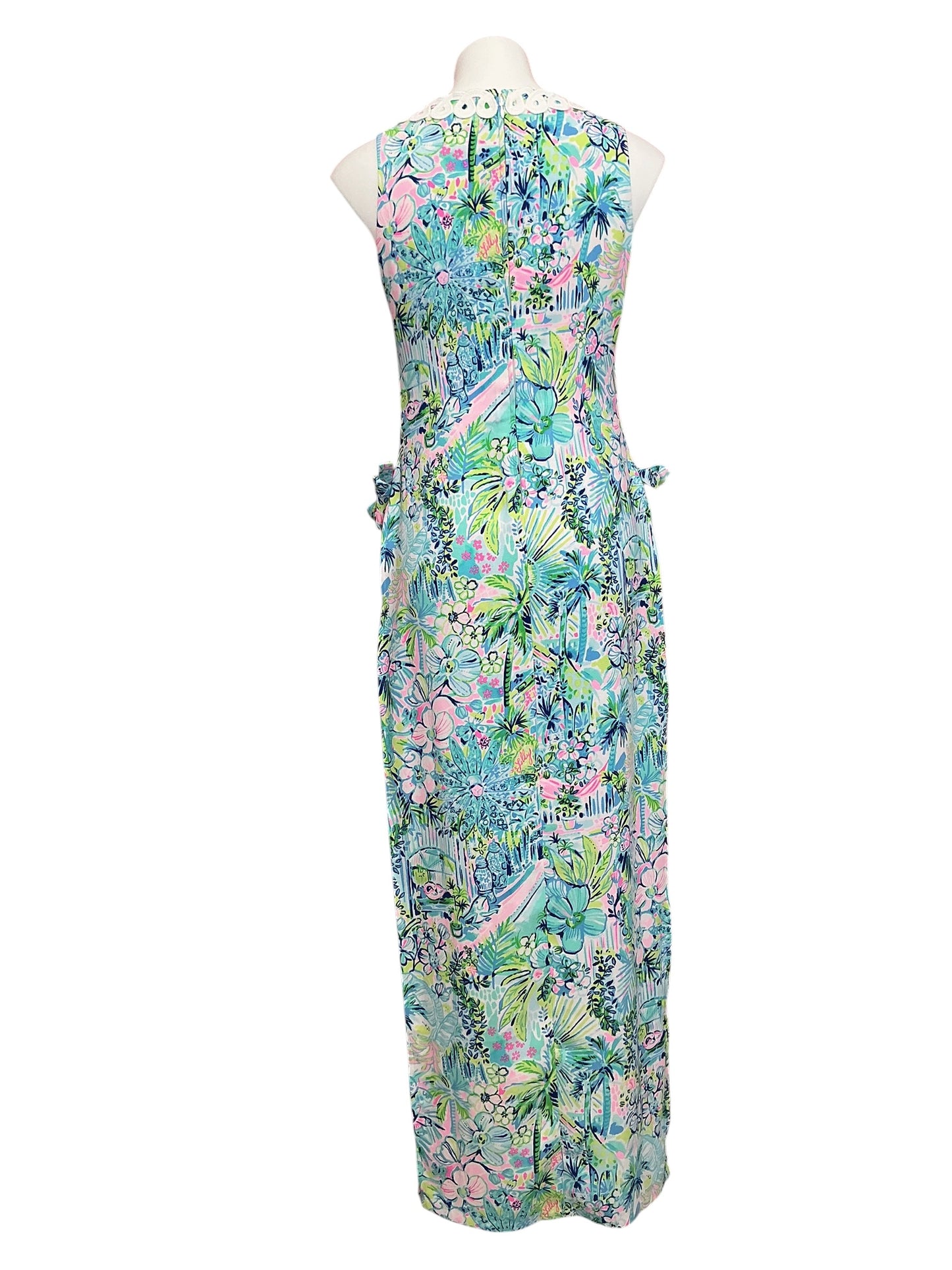 Lilly Pulitzer Donna Maxi Romper Lilly’s House - Size 4