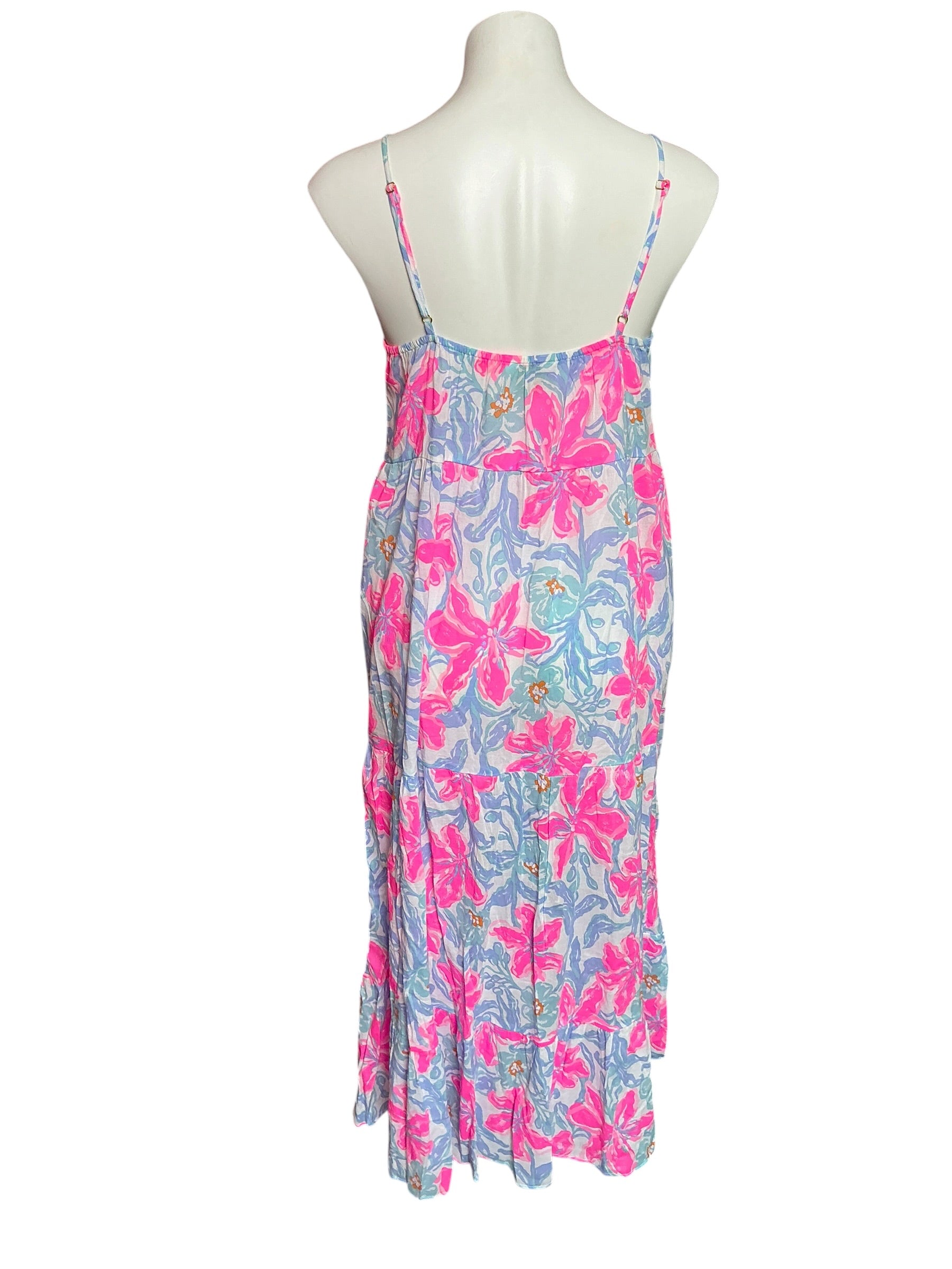 Lilly Pulitzer NWT Mazarine Maxi Dress Cover-Up Beachside Haven - Size S