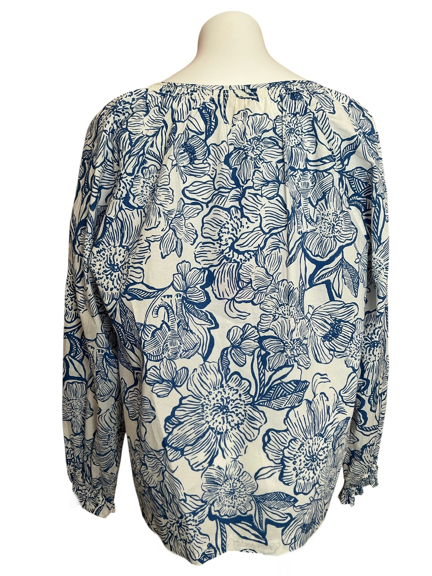 Lilly Pulitzer NWT Aldina Top Coconut Unforgettable - Size XL