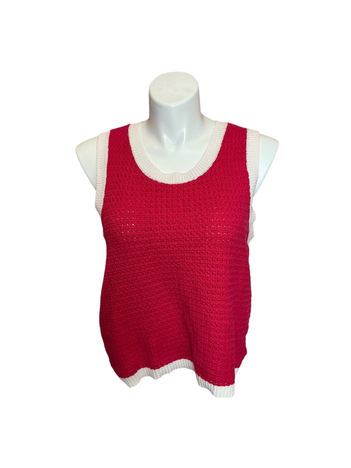 Lilly Pulitzer Valoria Sweater Raspberry Rouge - Size XL