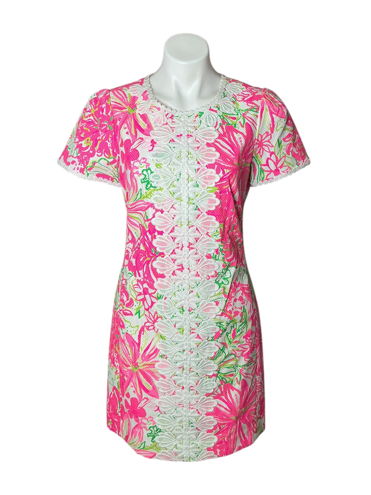 Lilly Pulitzer NWT Maisie Stretch Shift Dress Resort White Koala Me Maybe - Size 8