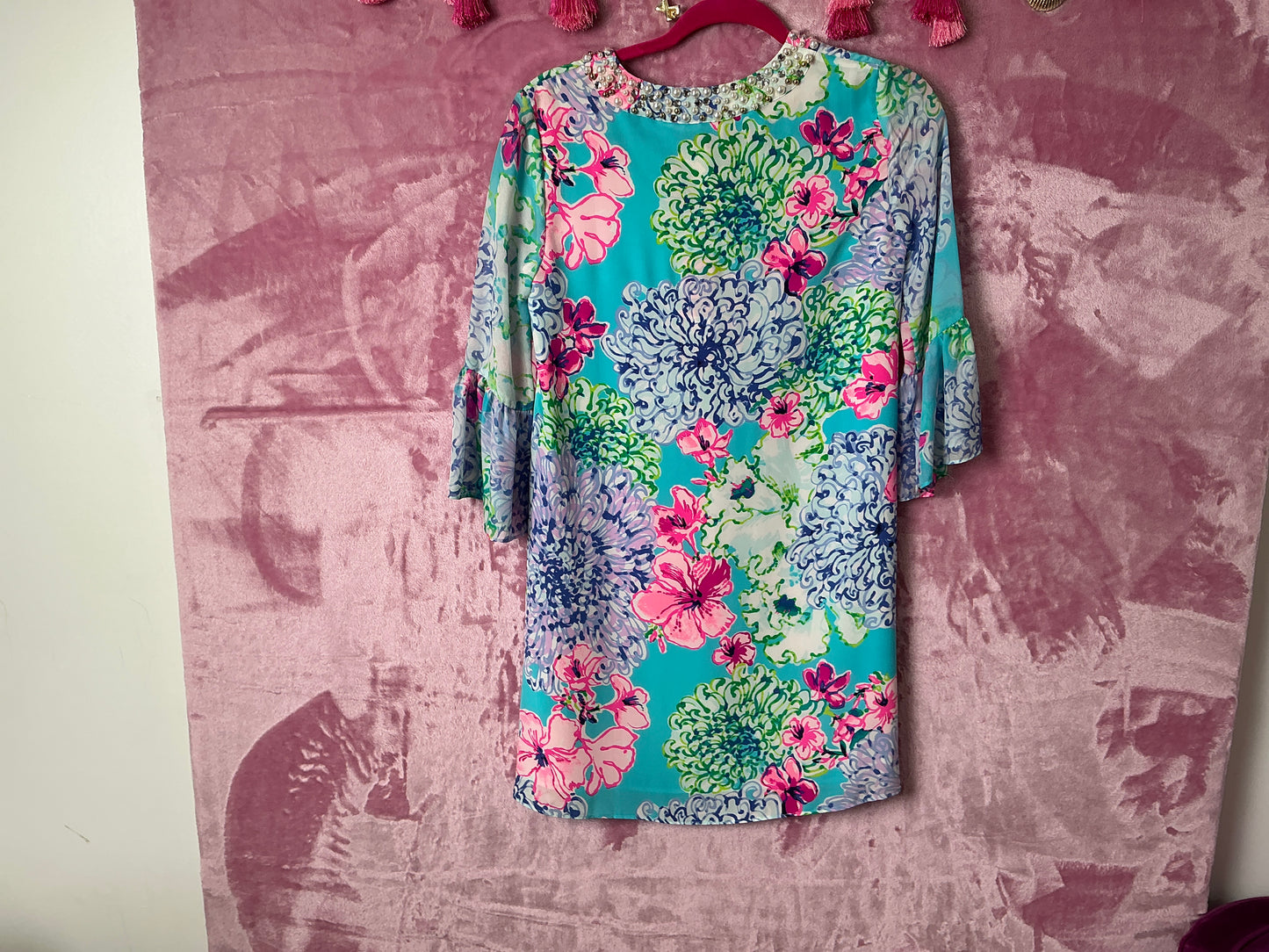 Lilly Pulitzer Dress NWT - Eleanora Silk Dress - Multi - Special Delivery - Size XXS