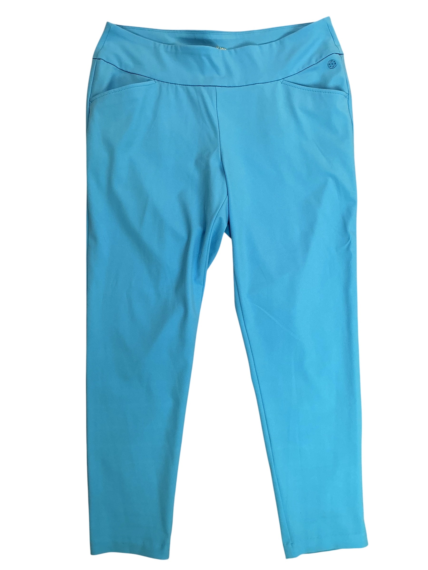 Lilly Pulitzer UPF 50+ Luxletic Corso Pants Lunar Blue - Size 16