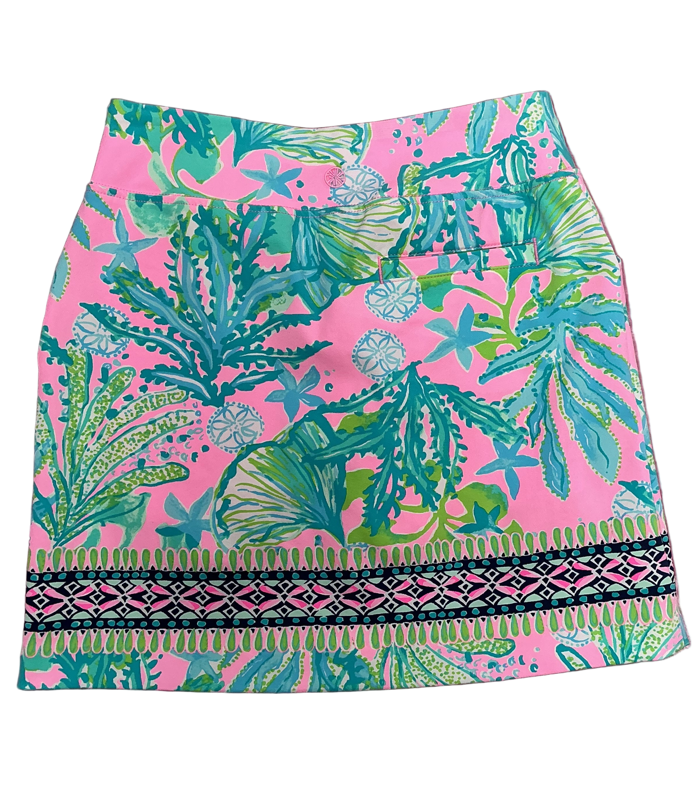 Lilly Pulitzer NWT - Monica Skort UPF 50+ - Mandevilla Baby Hip Nautic Engineered Golf Skort - Size 0