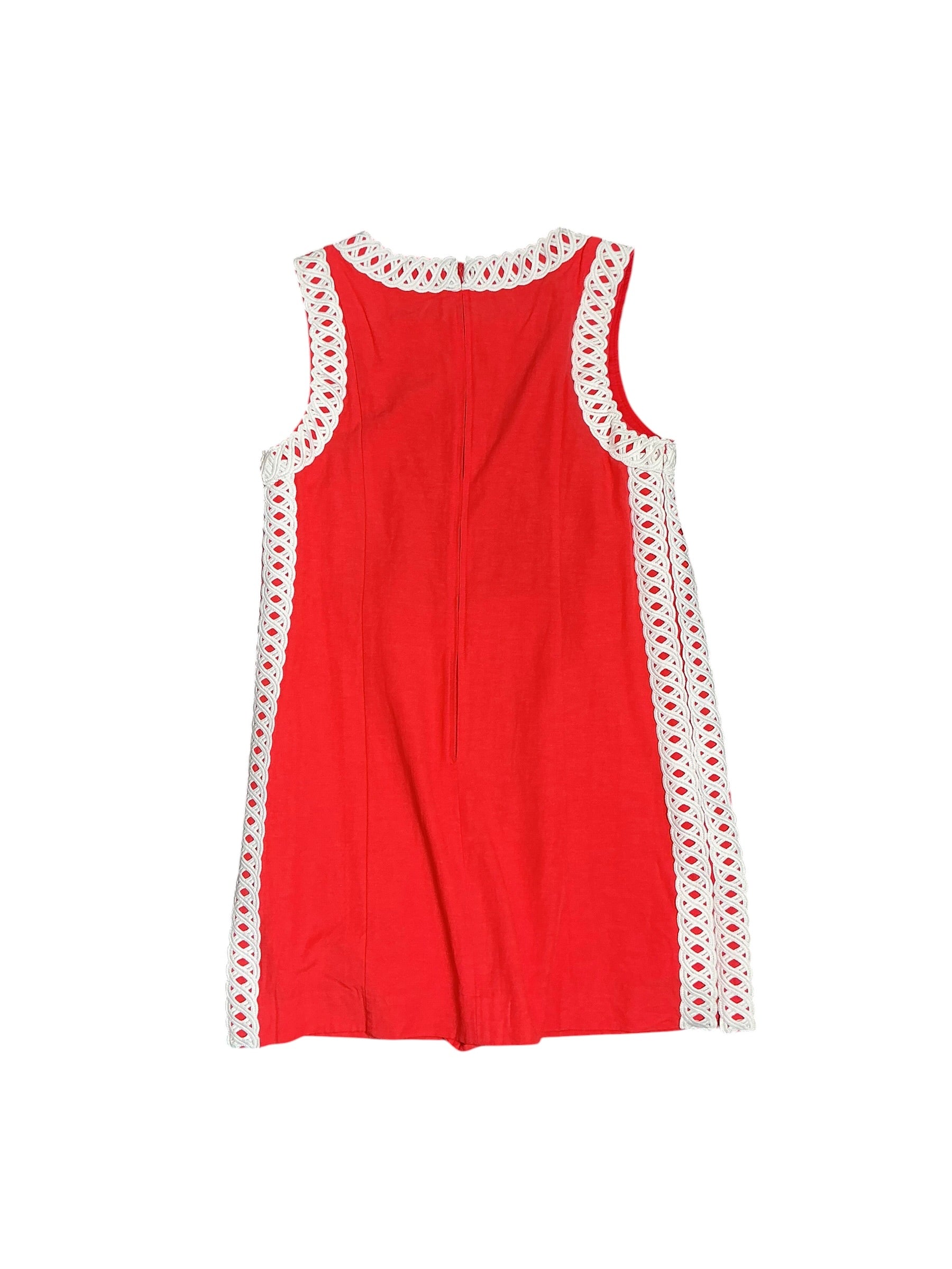 Lilly Pulitzer Sadie Shift Romper Mizner Red - Size 8