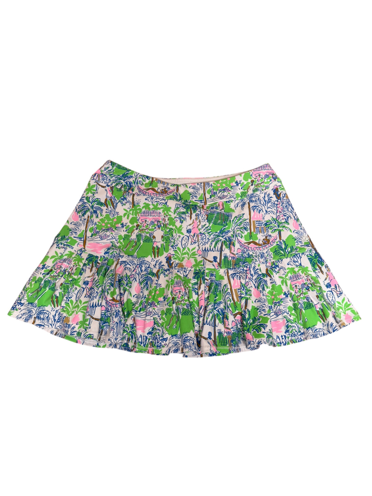 Lilly Pulitzer UPF 50+ Taye Skort Serving It Up - Size M