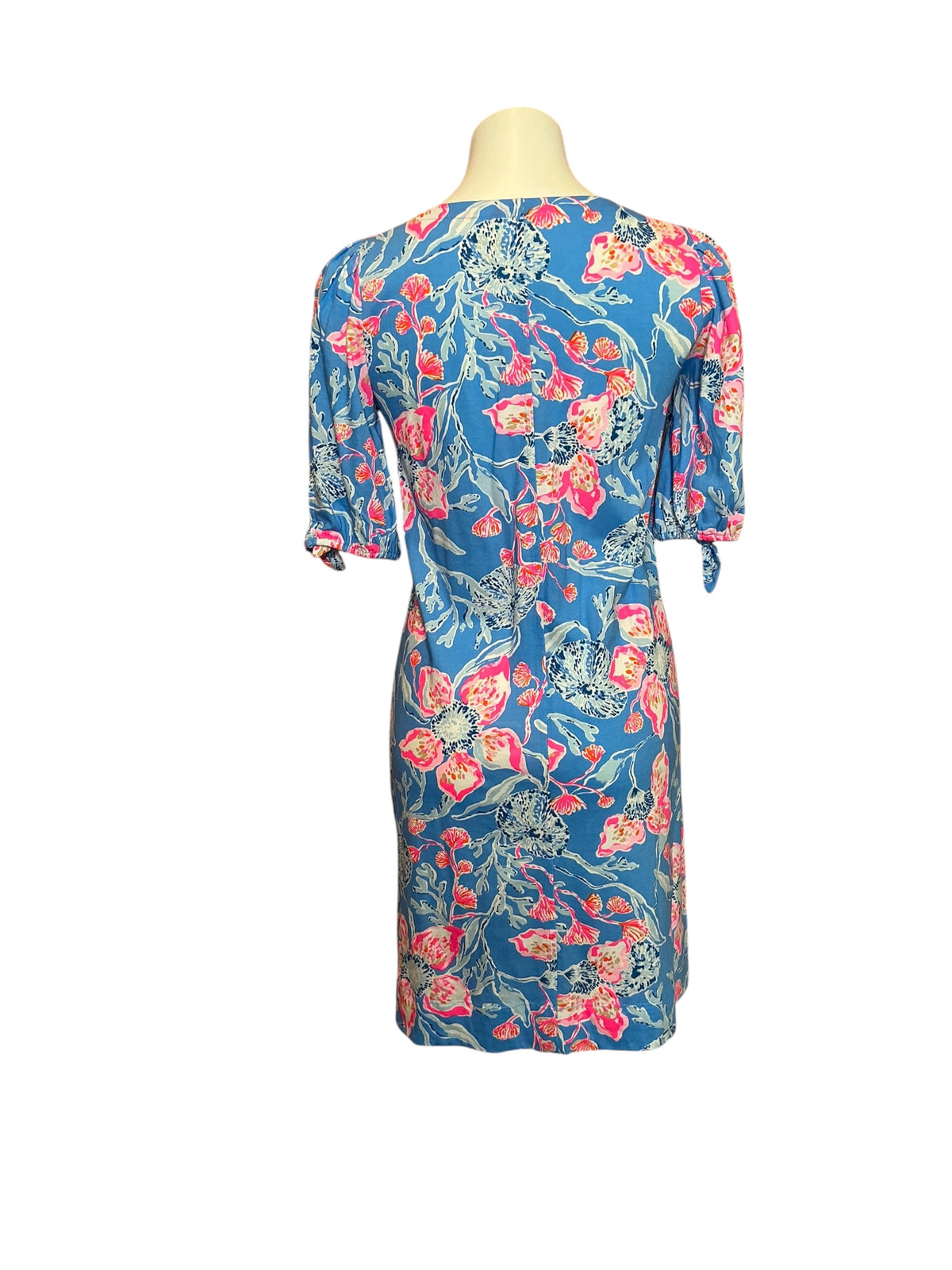 Lilly Pulitzer NWT Easley Short Sleeve Dress Multi Bahamian Rhapsody - Size S