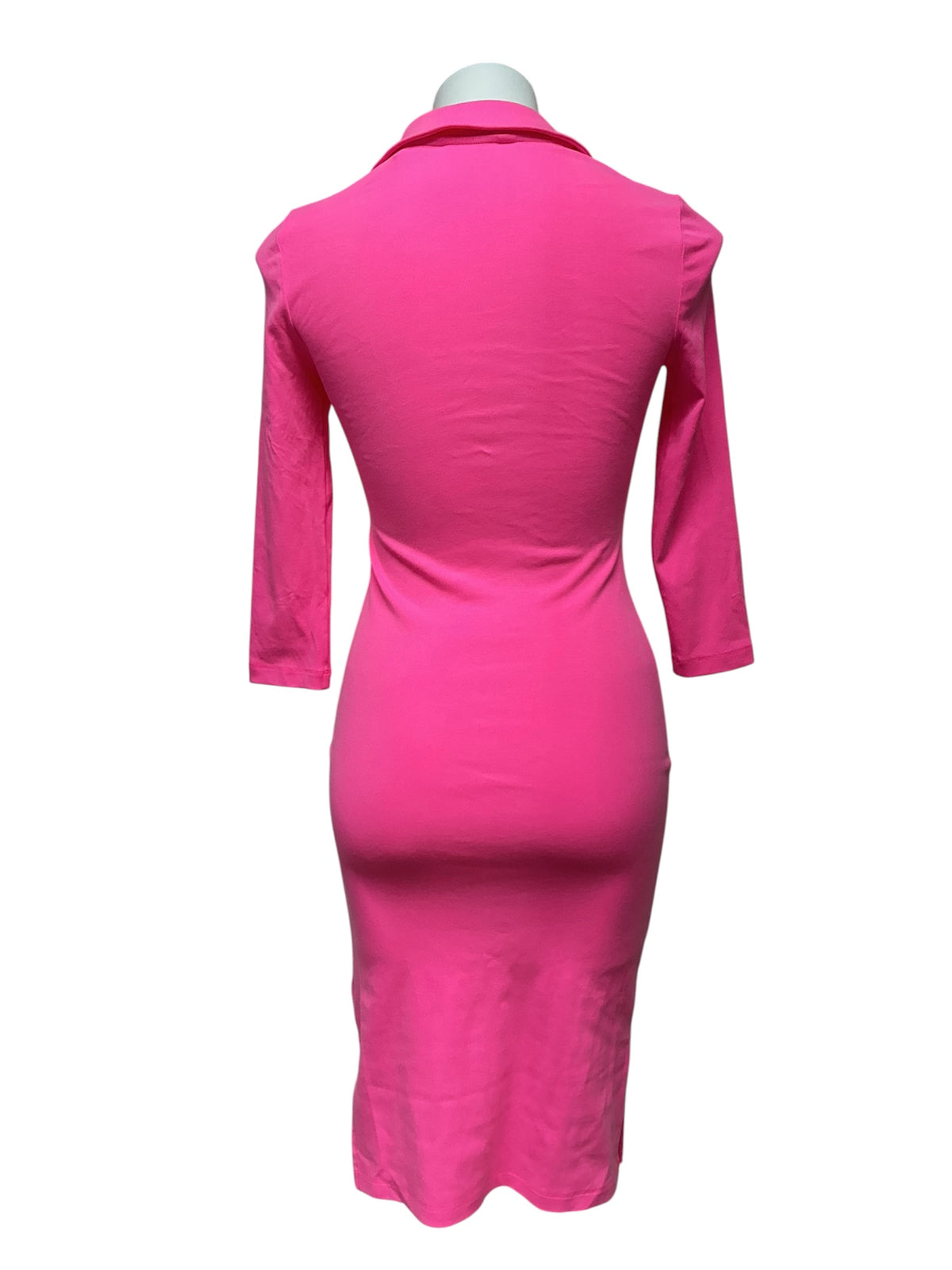 Lilly Pulitzer NWT Reema 3/4 Sleeve - knee Length Dress Roxie Pink - Size XXS