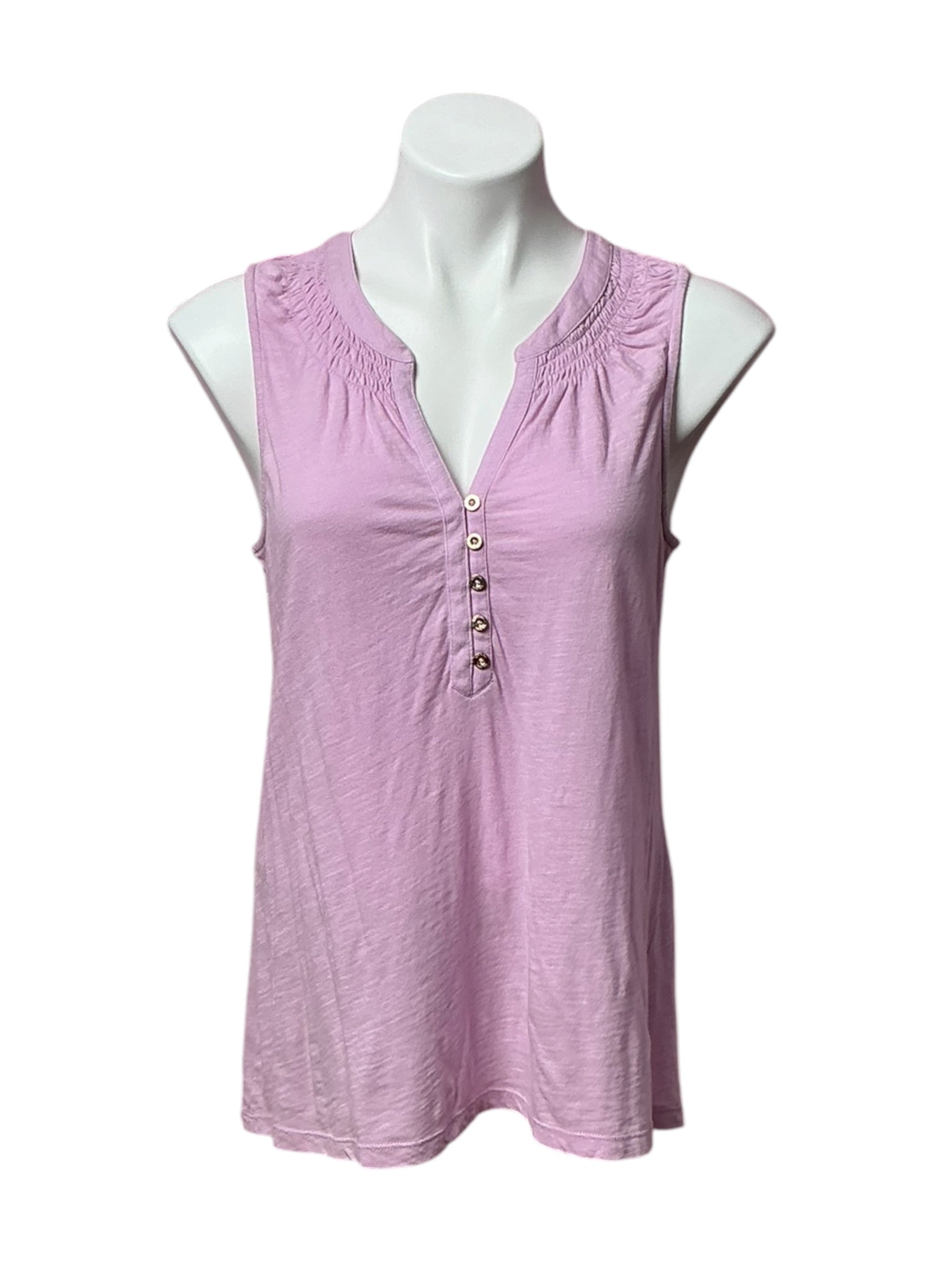 Lilly Pulitzer Essie Knit Tank Top Lilac Freesia - Size S