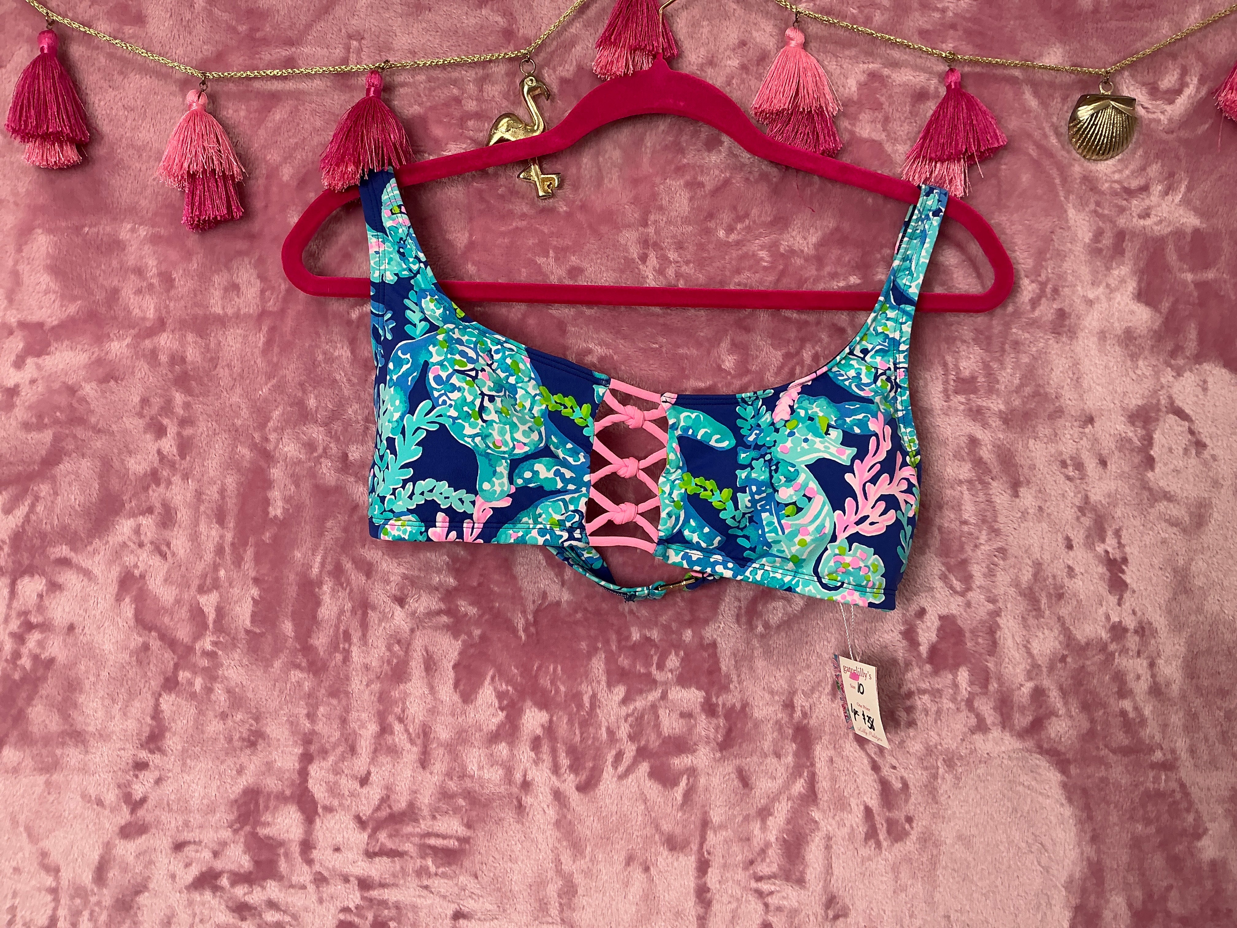 Lilly Pulitzer Bikini Top - Size 10