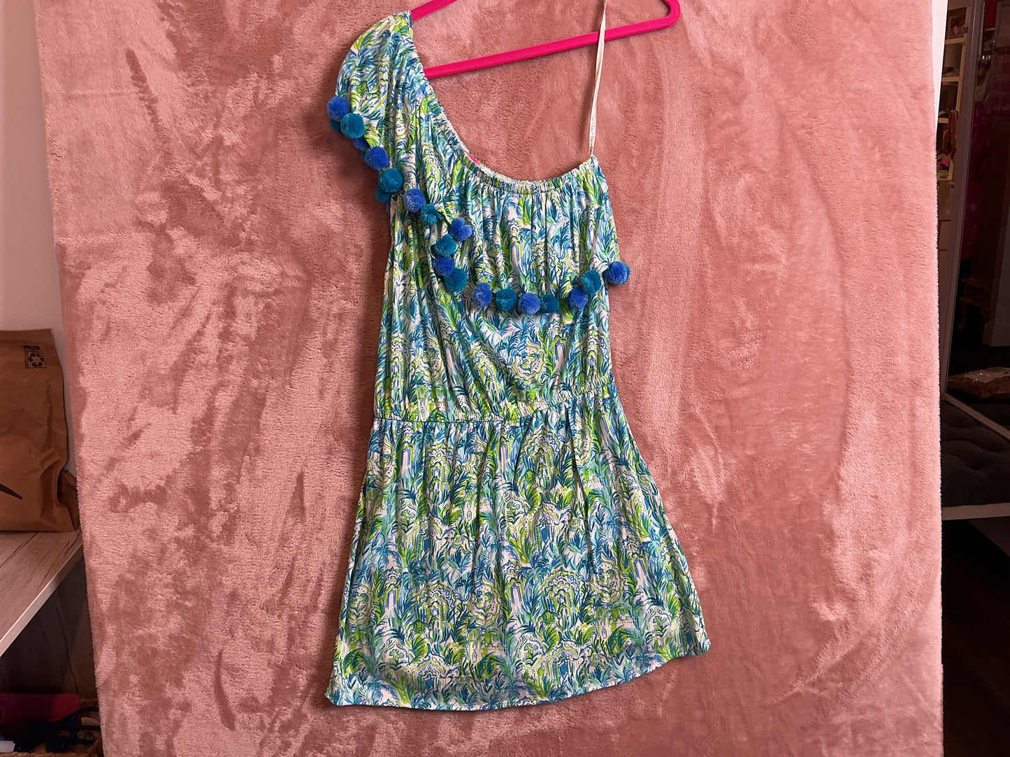 Lilly Pulitzer NWT - Idara Romper - Resort White Out To Play - Size S