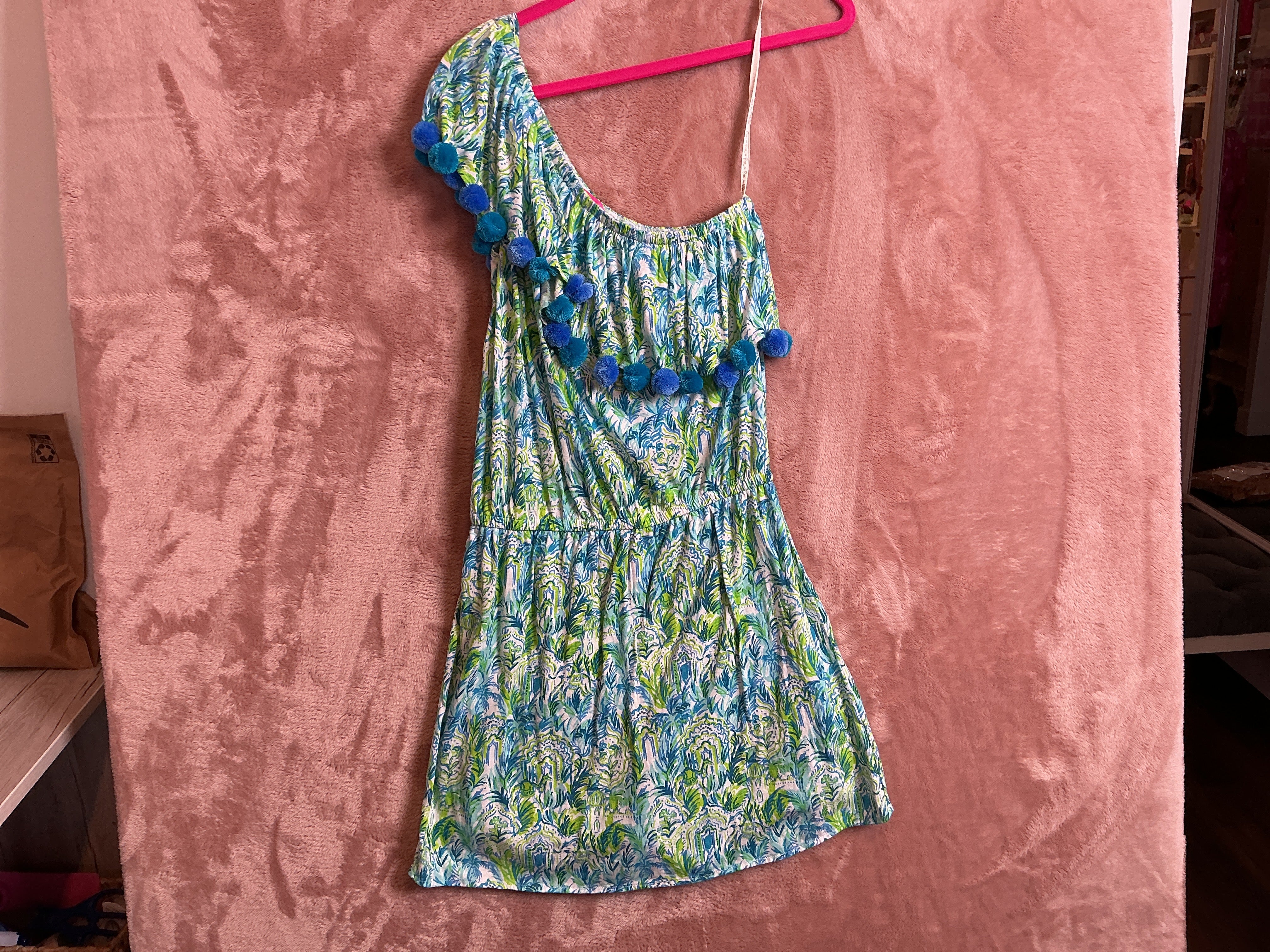 Lilly Pulitzer NWT - Idara Romper - Resort White Out To Play - Size S