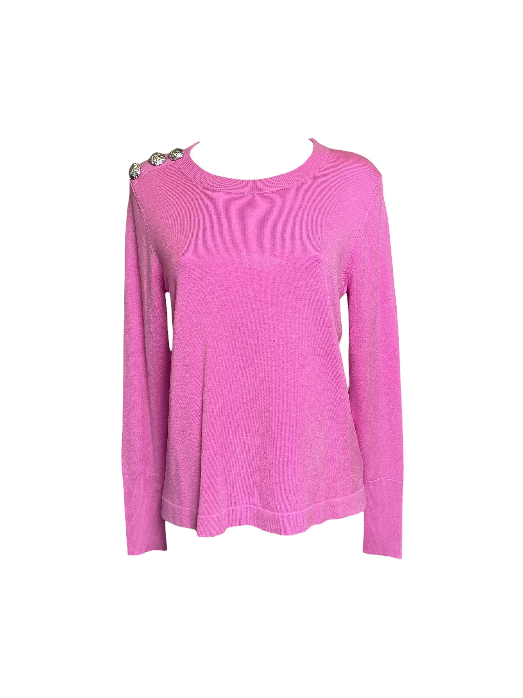 Lilly Pulitzer Morgen Sweater - Cerise Pink - Size M