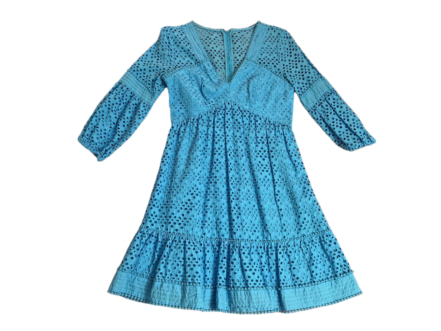 Lilly Pulitzer Lucinda Dress - Tideline Eyelet Blue - Size 0