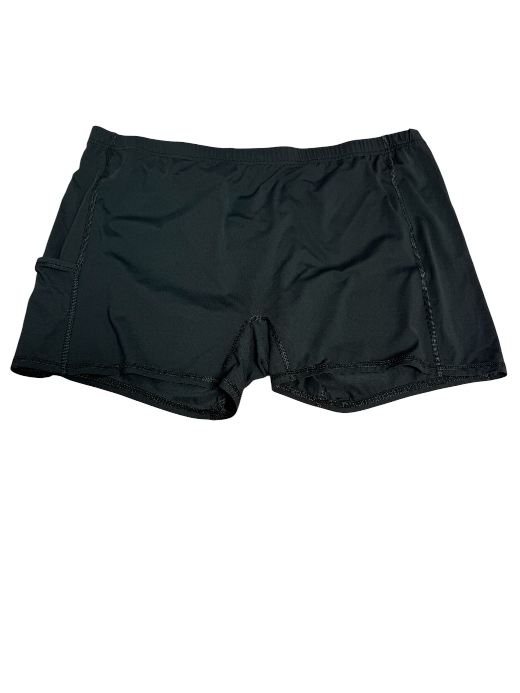 Lilly Pulitzer Luxletic Bike Short, Onyx- Size XL