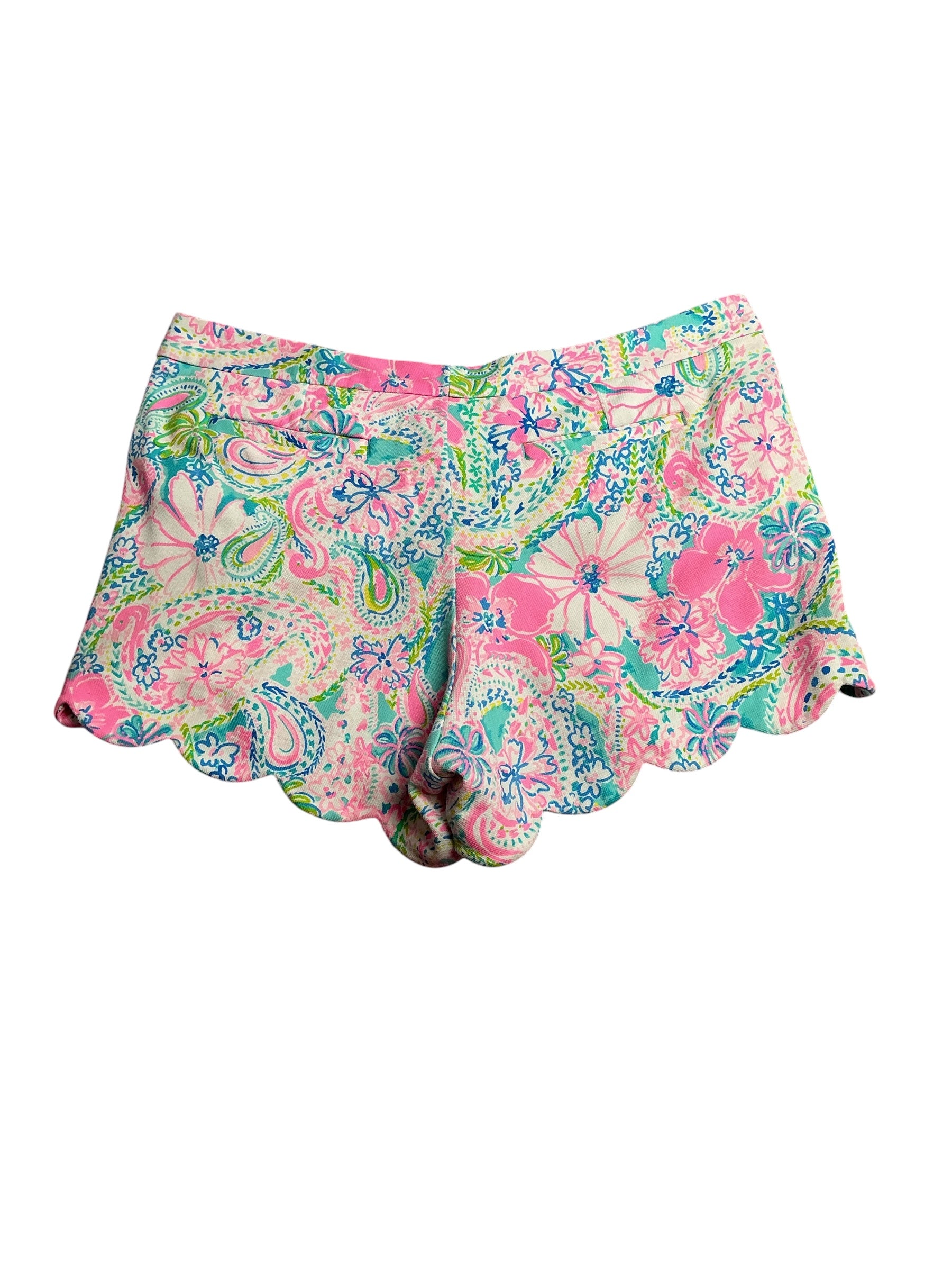 Lilly Pulitzer- Buttercup Knit Scallop Short Flock Full Of Fun Size 16
