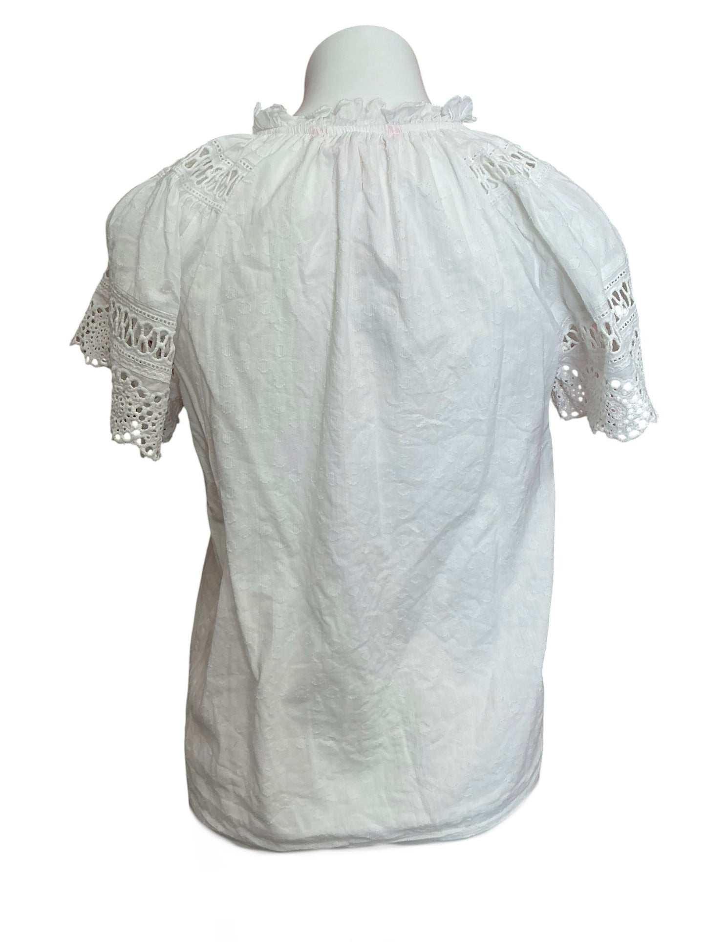 Lilly Pulitzer Abriana Eyelet Top Resort White - Size S