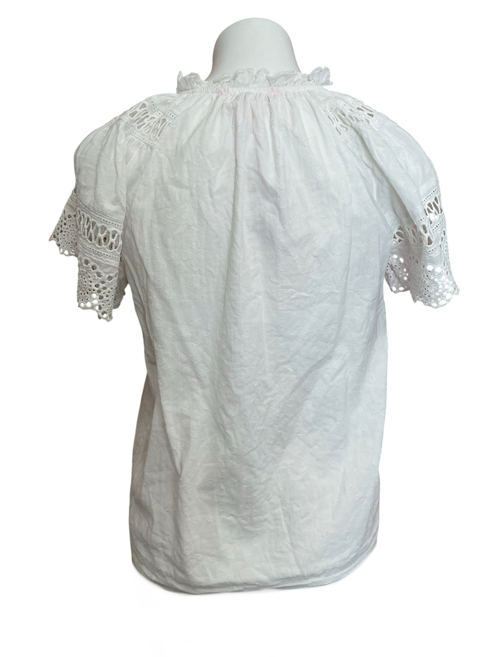Lilly Pulitzer Abriana Eyelet Top Resort White - Size S