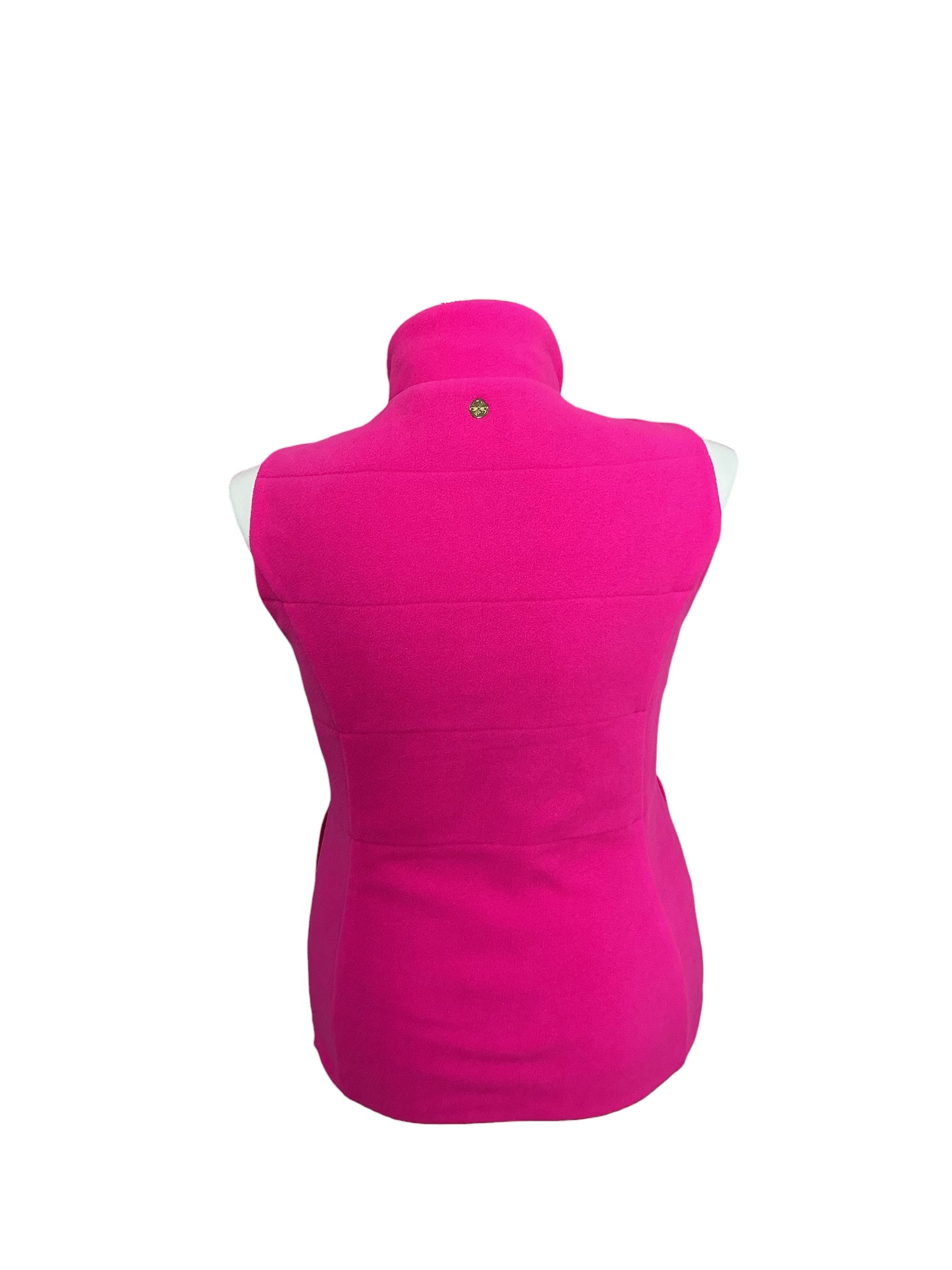 Lilly Pulitzer- Brooklee Reversible Vest Pink Grenadine Size L