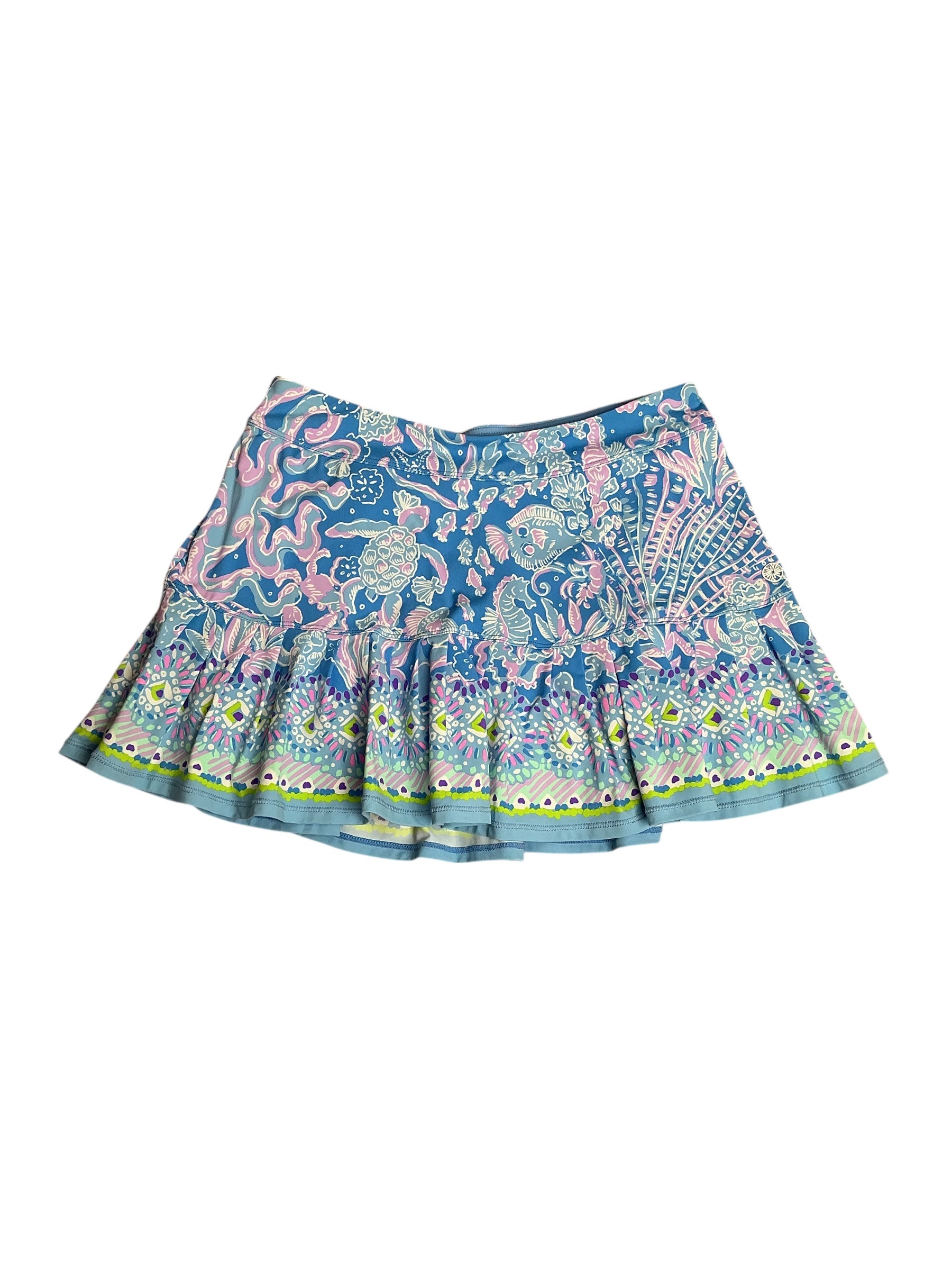 Lilly Pulitzer- NWT Taye Skort UPF 50+ Boca Blue Sea What I Sea Size S