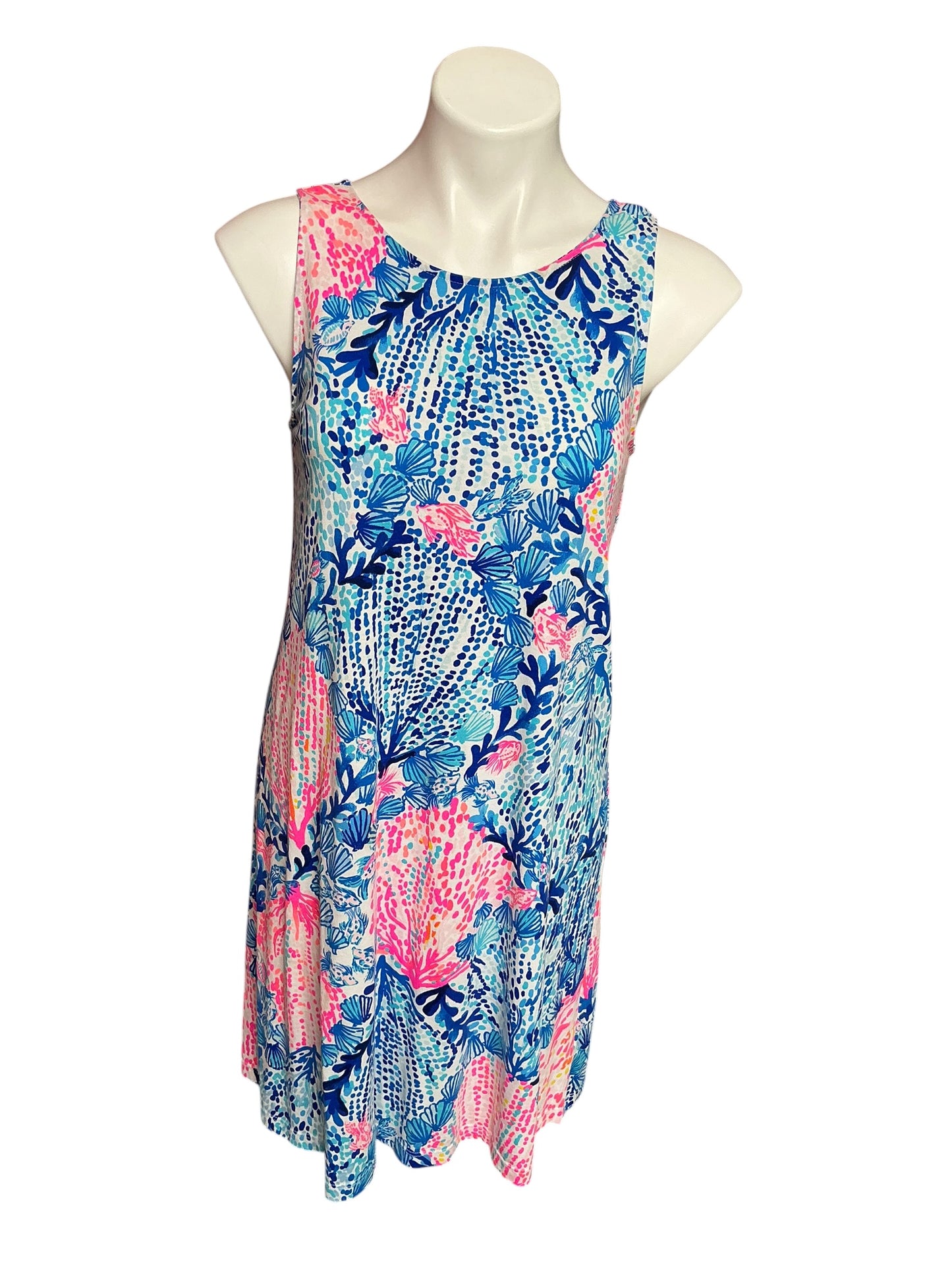 Lilly Pulitzer Kristen Swing Dress Resort White Sway With Me - Size S
