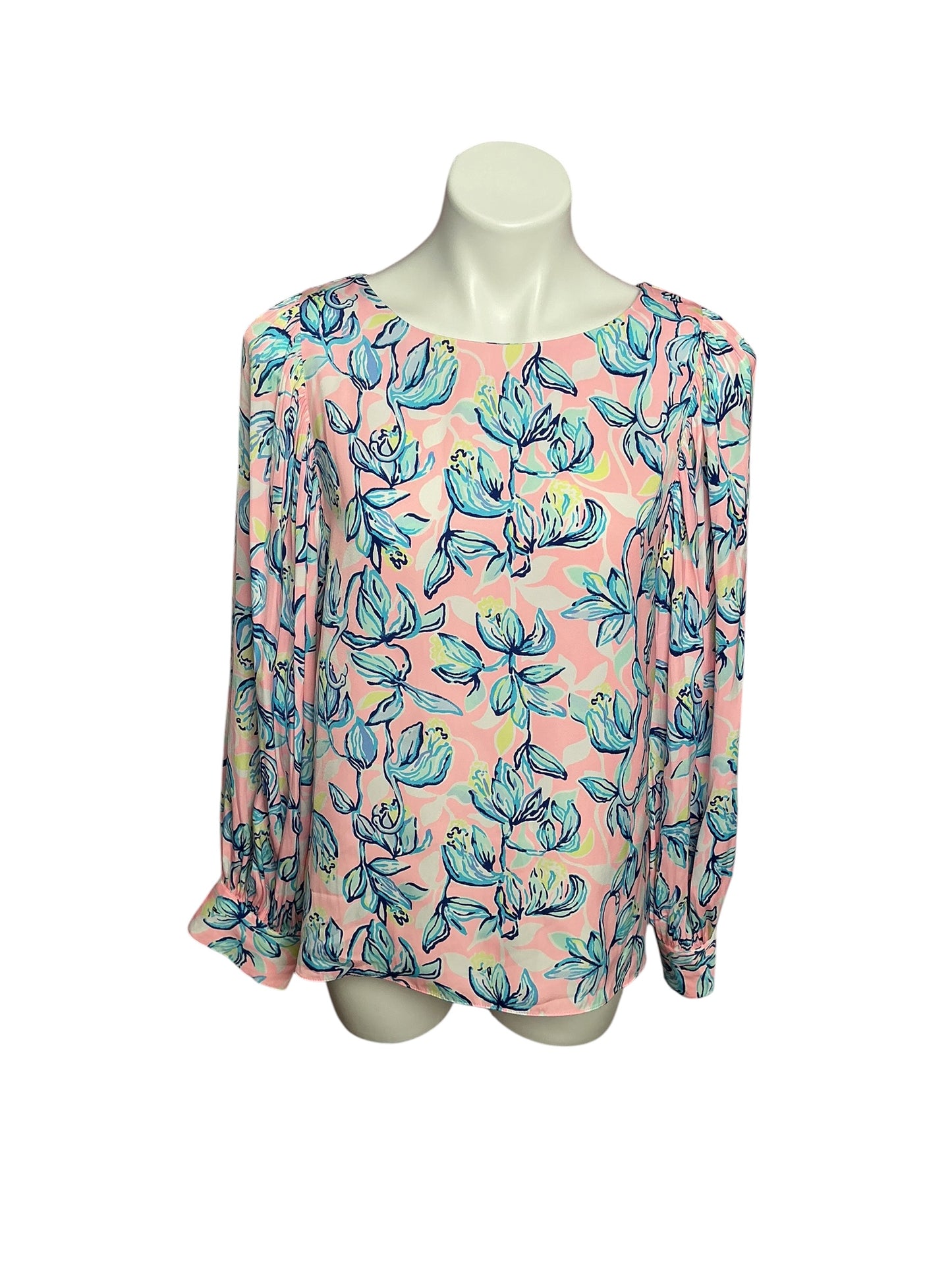 Lilly Pulitzer NWT Maisel Top Sweet Pea Pink Chasing The Sun Small - Size M