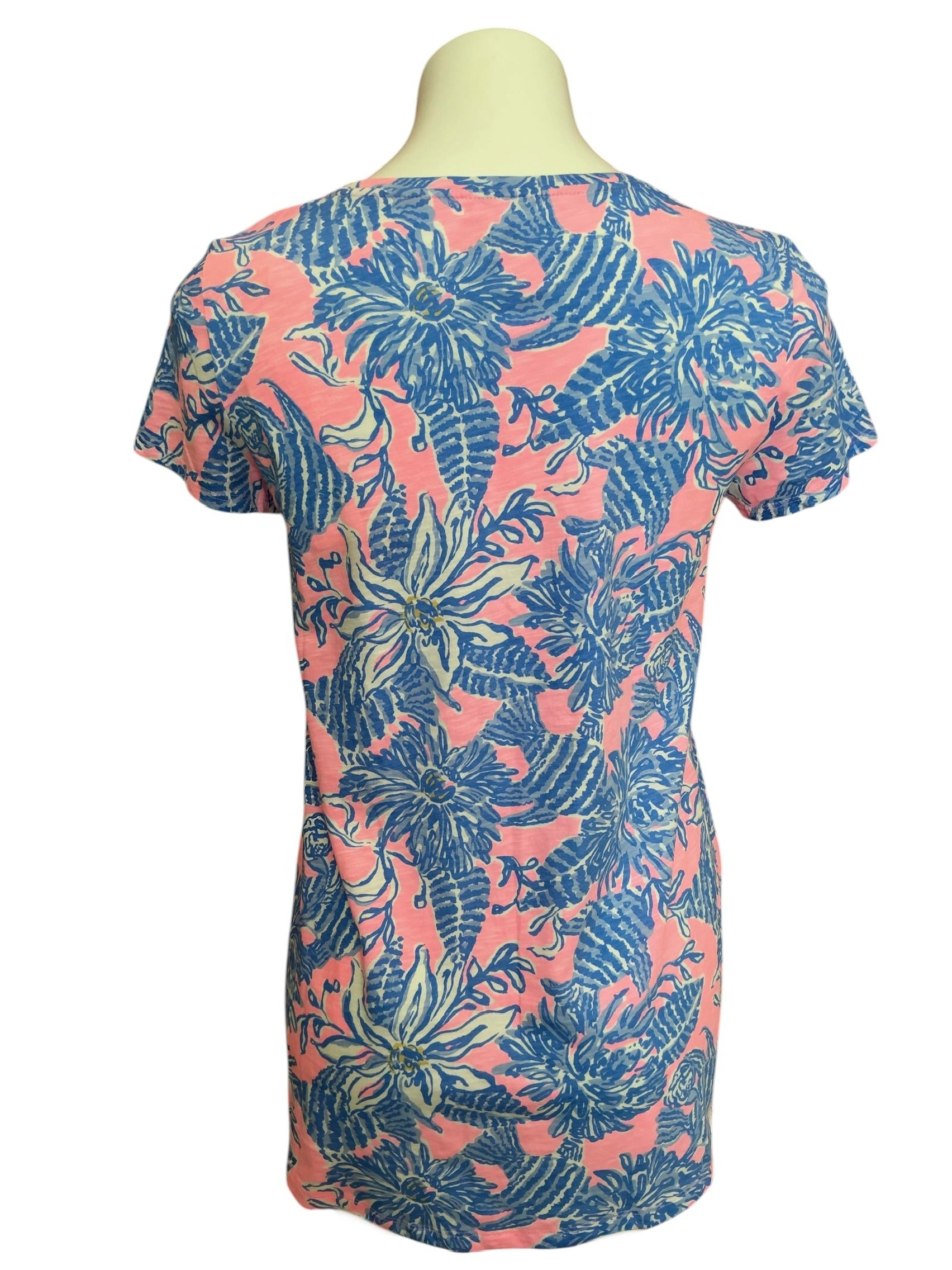 Lilly Pulitzer NWT Etta Scoop-Neck Top Conch Shell Pink Up Scale - Size S